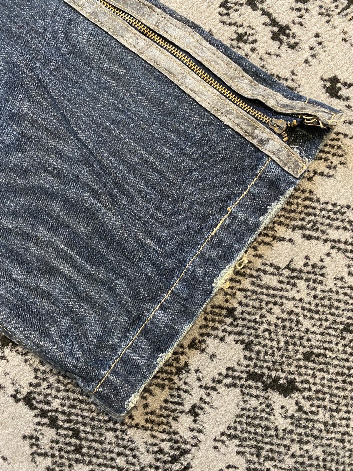 Japanese Brand Fuga Denim Zip Vintage Denim Jeans Size US 34 / EU 50 - 7 Thumbnail