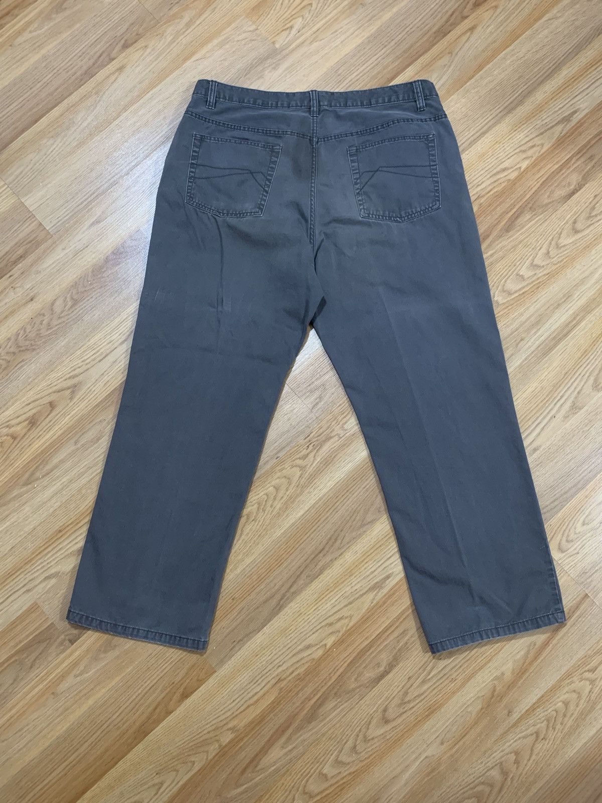 Van Heusen × Vintage 36x29- Van Heusen 5-Pocket Faded Baggy Jean Pants (Grey) Size US 36 / EU 52 - 15 Thumbnail