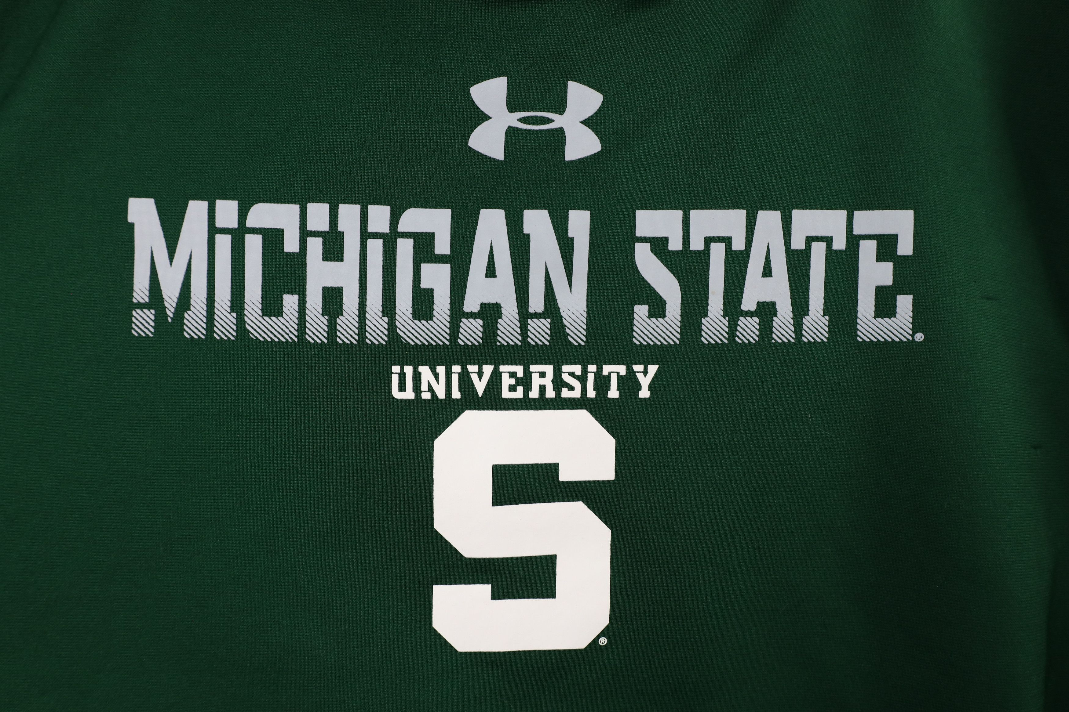 Under Armour × Vintage Under Armour Michigan State University Hoodie Sweatshirt Size US L / EU 52-54 / 3 - 5 Thumbnail
