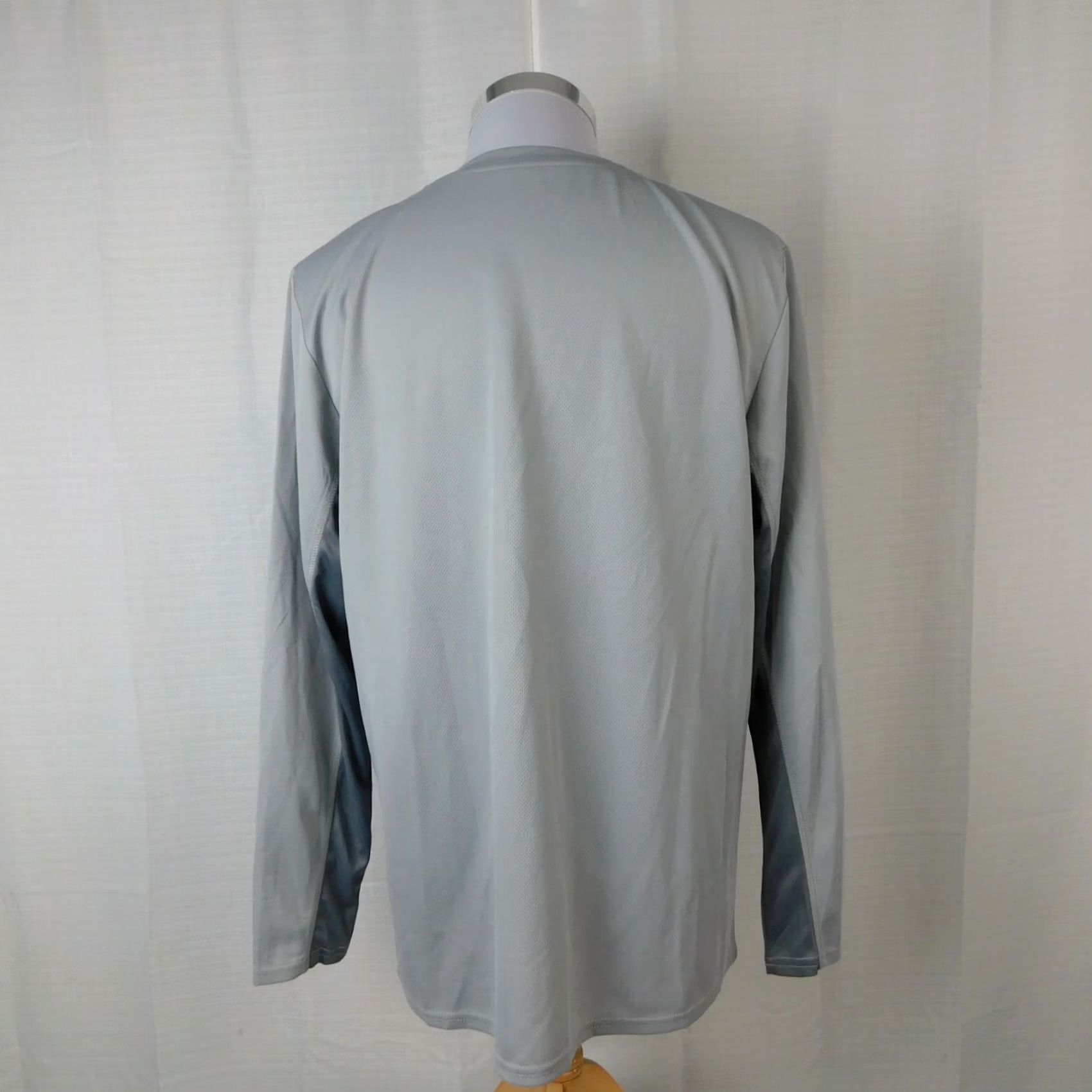 Vintage Zone Pro Men's Long Sleeve T-Shirt Crew Neck Gray XL Sport Gym & Training Regular Fit White? Size US XL / EU 56 / 4 - 2 Thumbnail