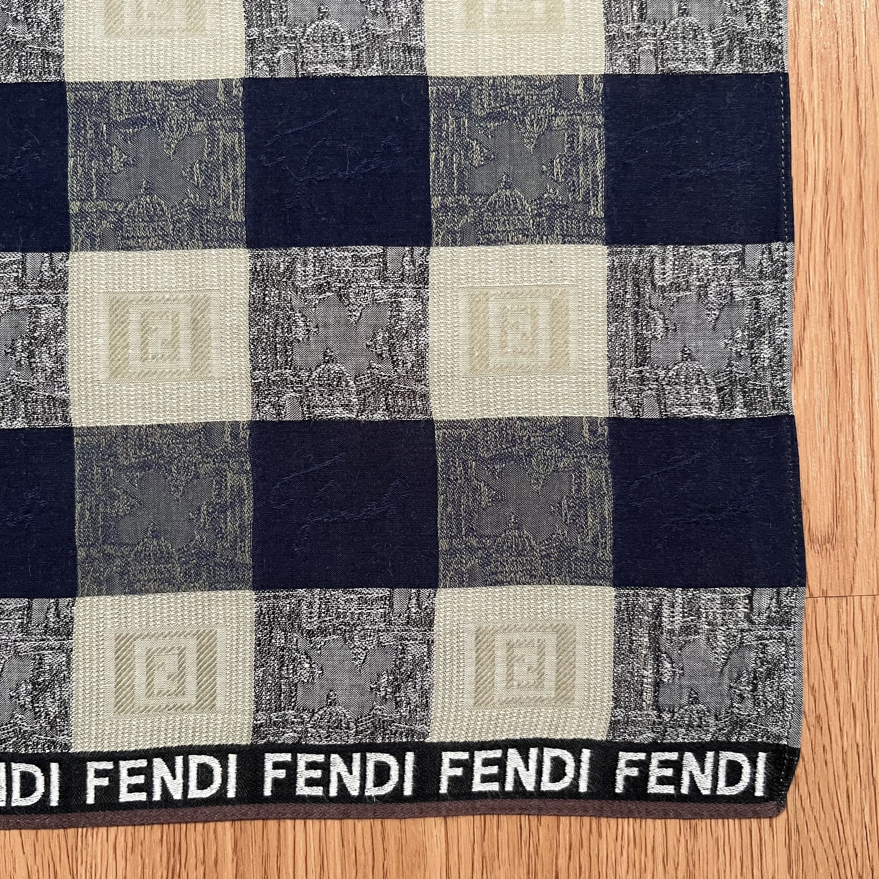 Fendi Vintage Fendi Handkerchief Size ONE SIZE - 2 Thumbnail