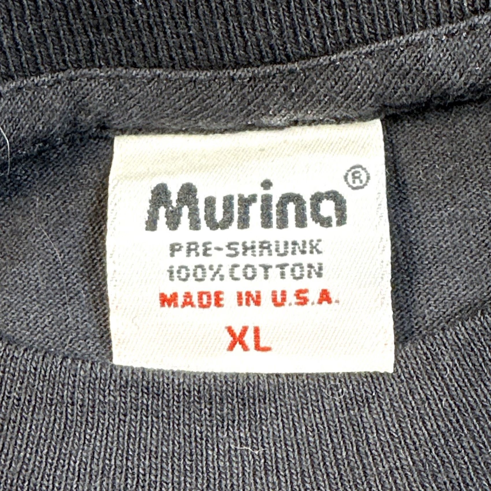 Vintage VINTAGE Murina Shaka Man T-Shirt Reggae Graphic 90s XL Black 100% Cotton Men Crew Neck Short Sleeve Heavyweight Size US XL / EU 56 / 4 - 4 Thumbnail