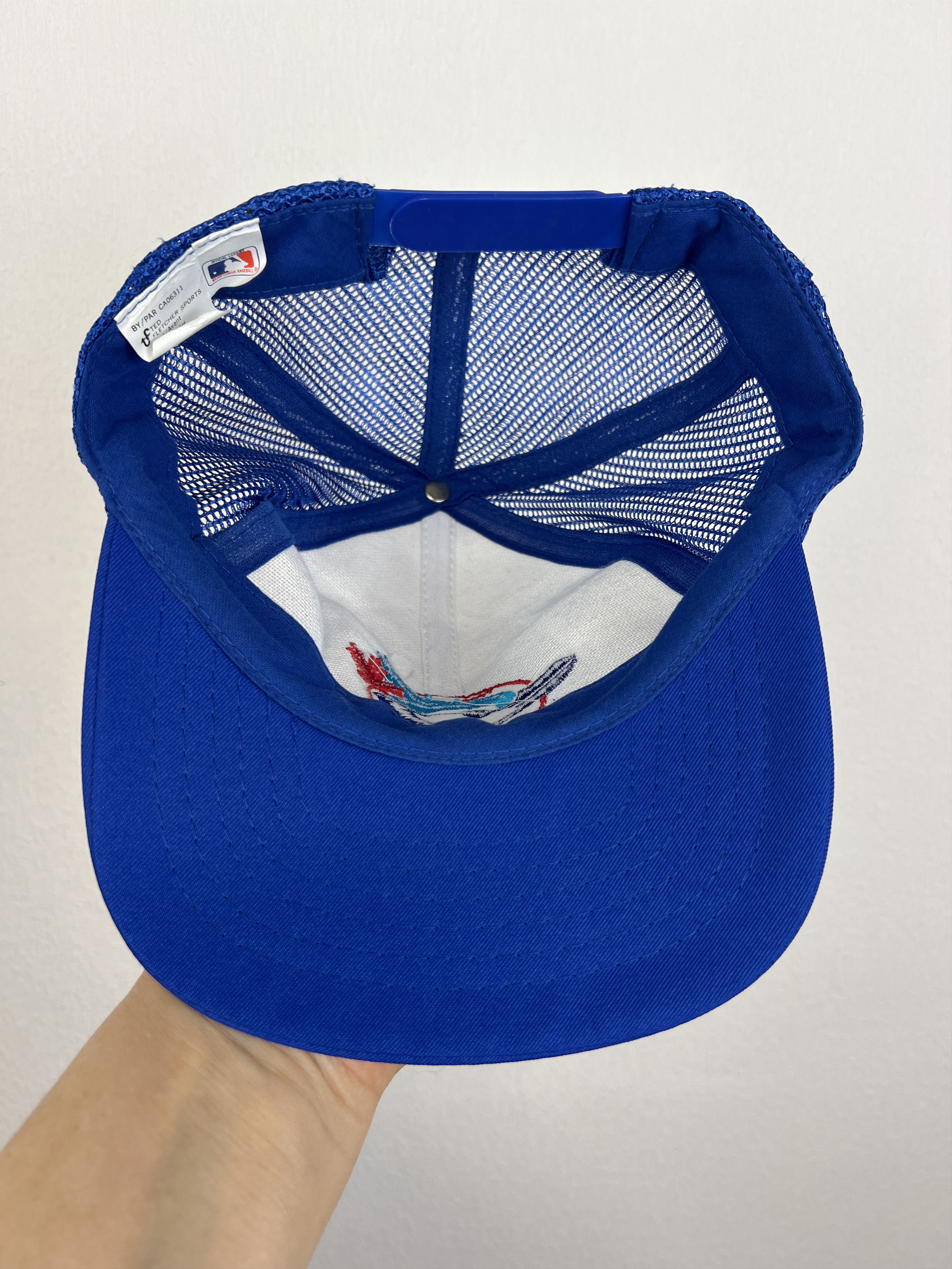 Vintage Vintage 90's Toronto Blue Jays Snapback Hat Cap MLB Rare Size ONE SIZE - 7 Thumbnail