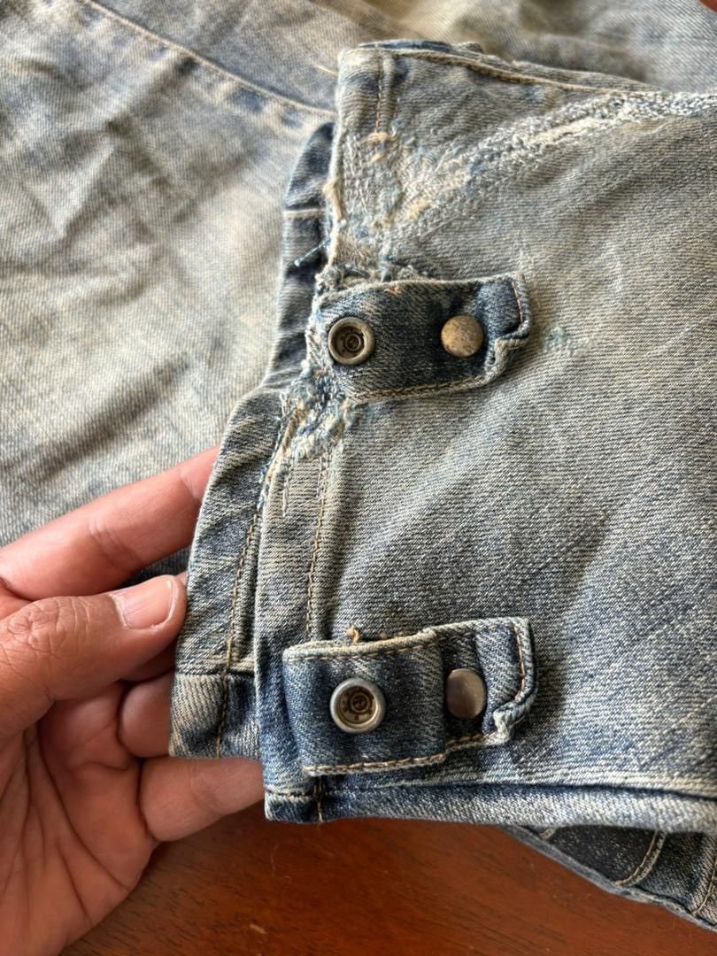 PPFM VTG PPFM Denim Pant Curve Design Rare Design Size US 34 / EU 50 - 13 Thumbnail
