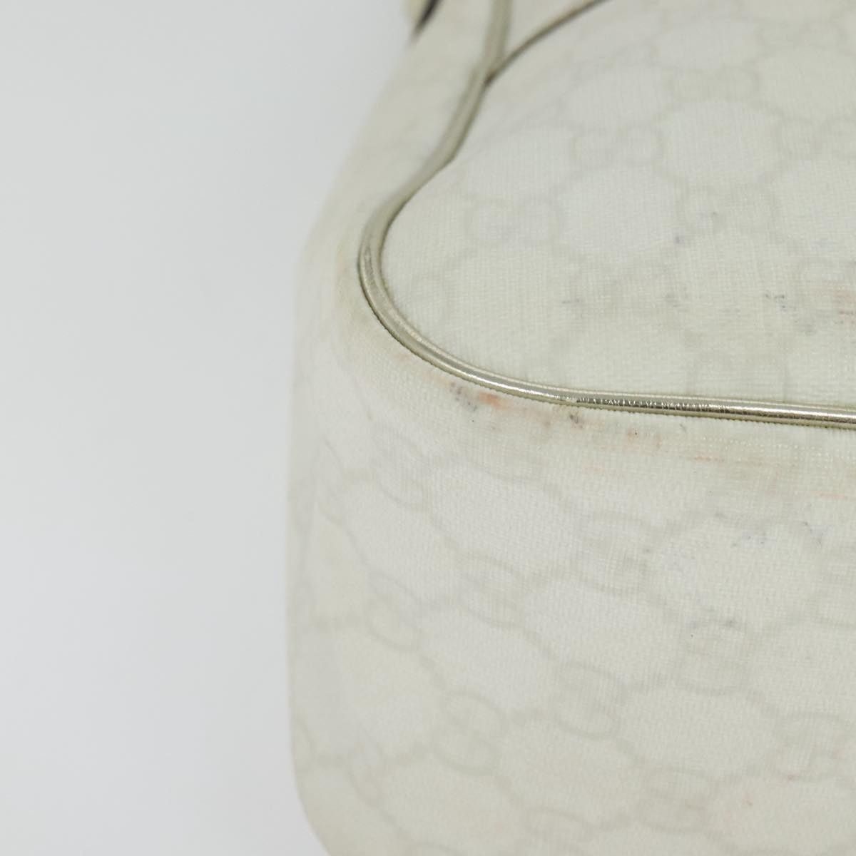 Gucci GUCCI GG Supreme Hand Bag Pvc White Gold Size ONE SIZE - 11 Thumbnail