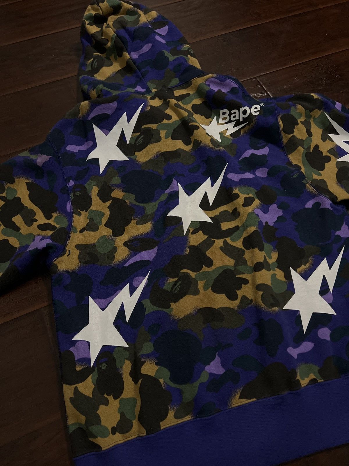 Bape × Heron Preston Bape x Heron Preston Mix Camo Shark Hoodie Size US M / EU 48-50 / 2 - 3 Thumbnail