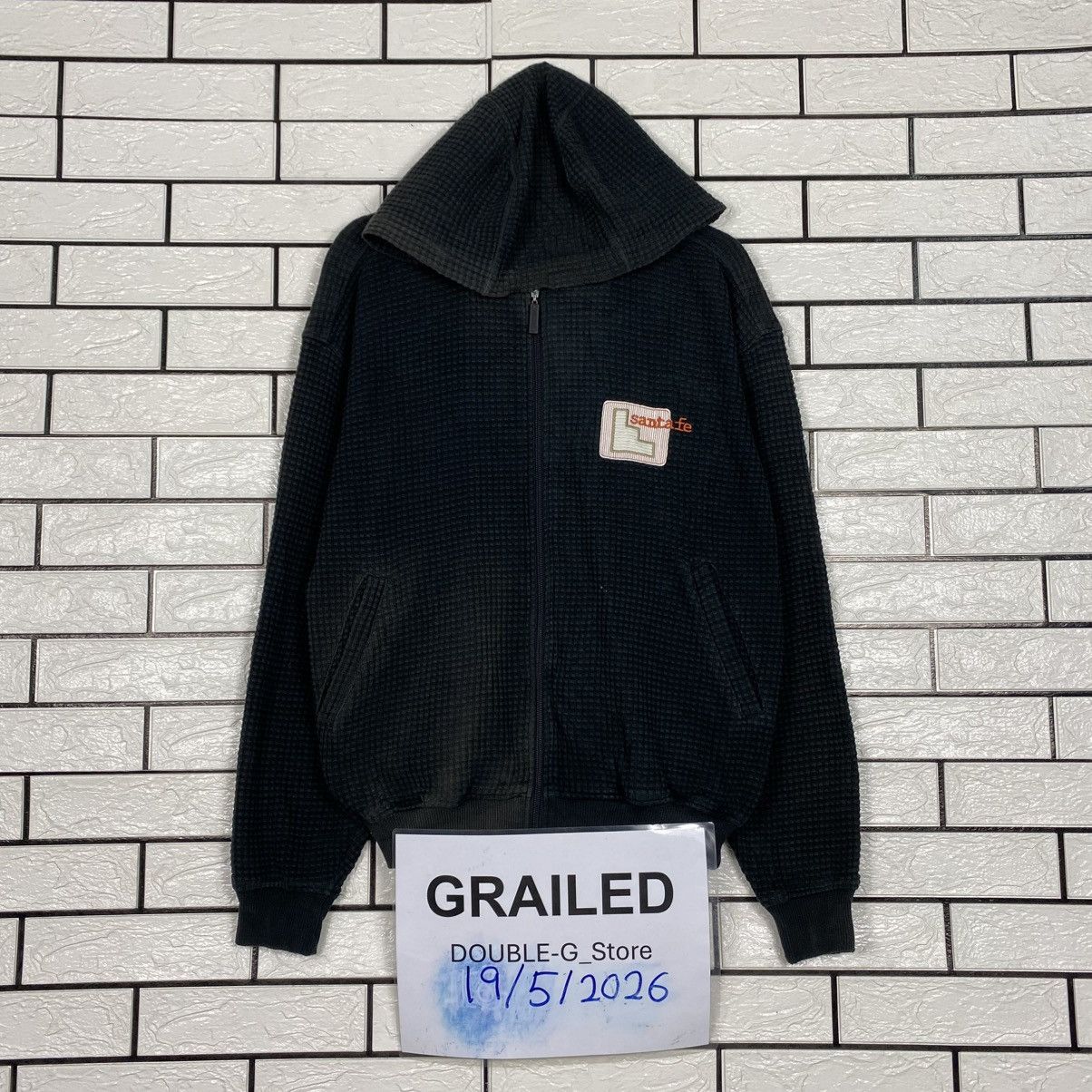 Japanese Brand 📌Vintage Sweater Santa Fe Patchwork Design Indigo Size US M / EU 48-50 / 2 - 1 Thumbnail