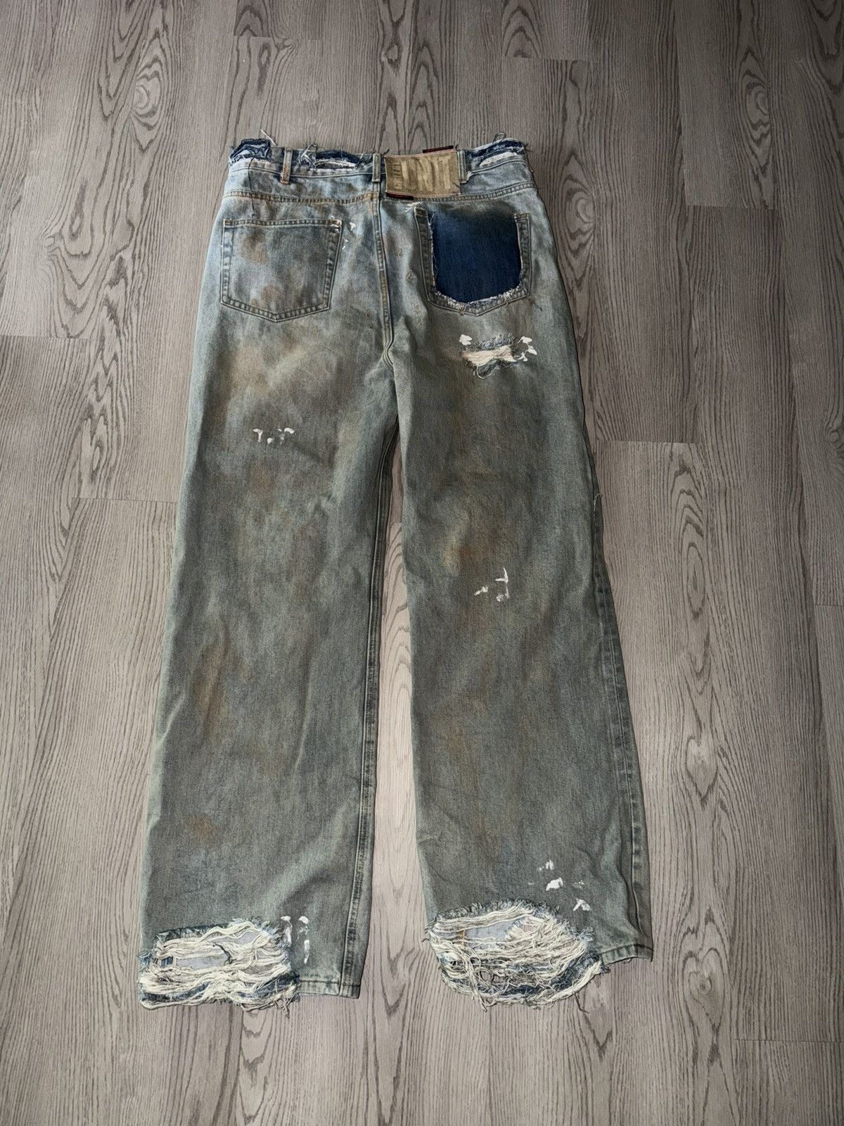 Greedy Unit Greedy Unit Thrashed Jeans Size US 36 / EU 52 - 5 Thumbnail