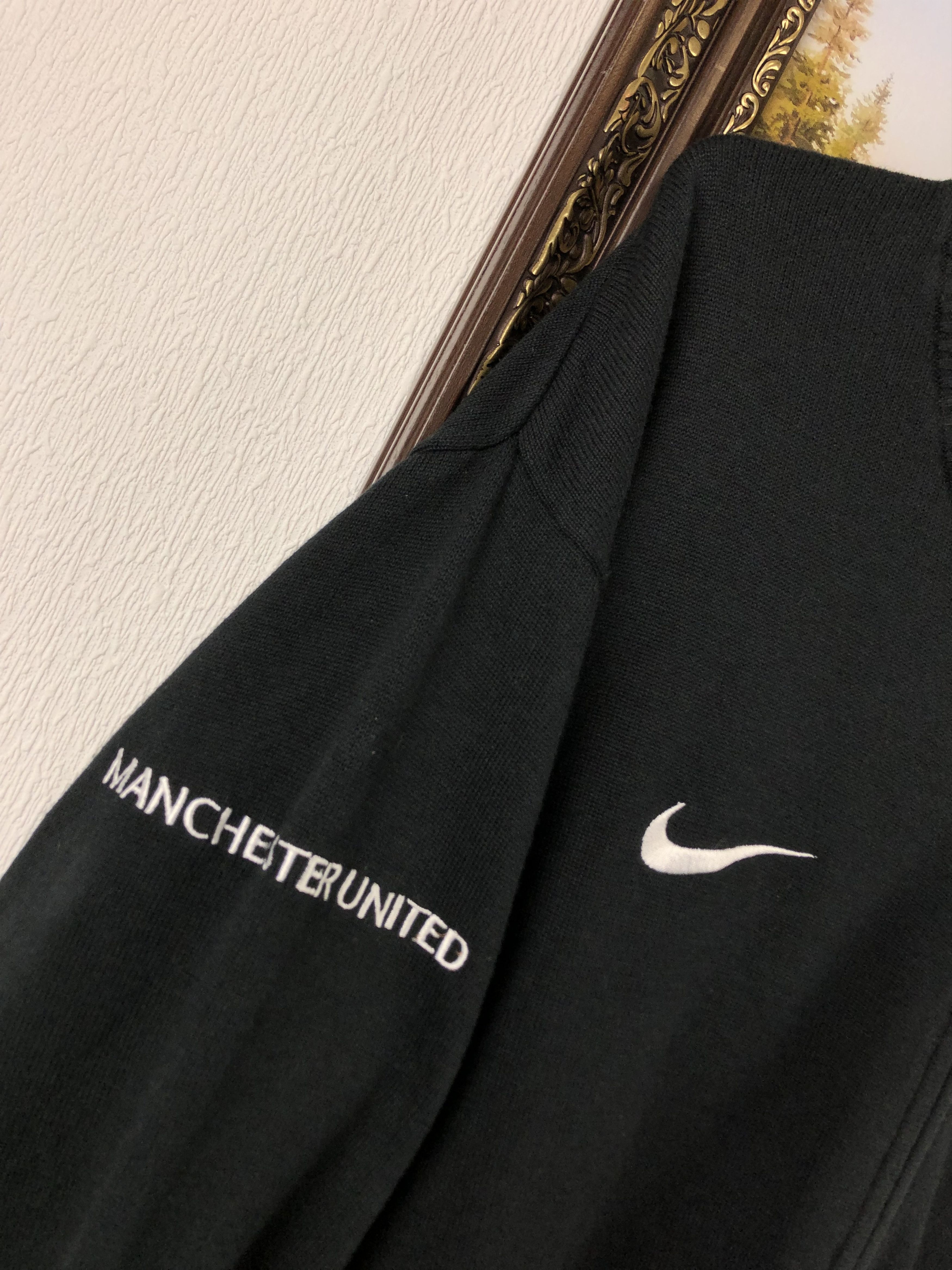Nike Vintage Manchester United Football Jacket Sweater Soccer Size US L / EU 52-54 / 3 - 6 Thumbnail