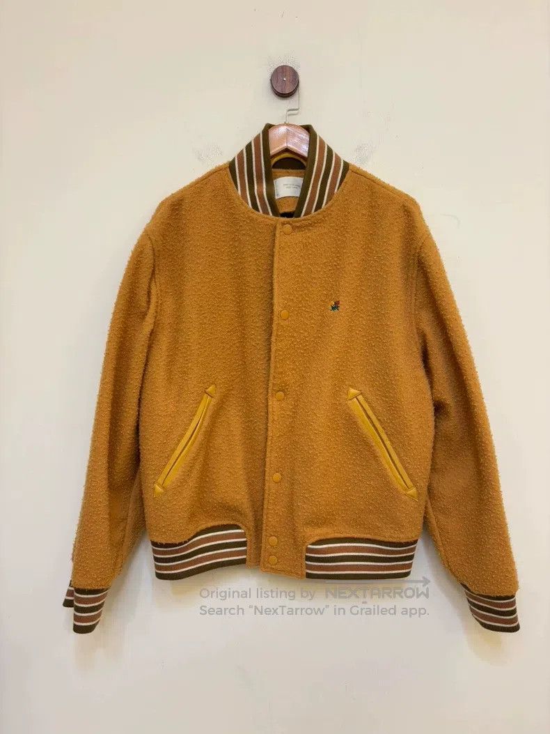 Aime Leon Dore Aime Leon Dore Fleece Wool Baseball Jacket Size US XL / EU 56 / 4 - 1 Thumbnail