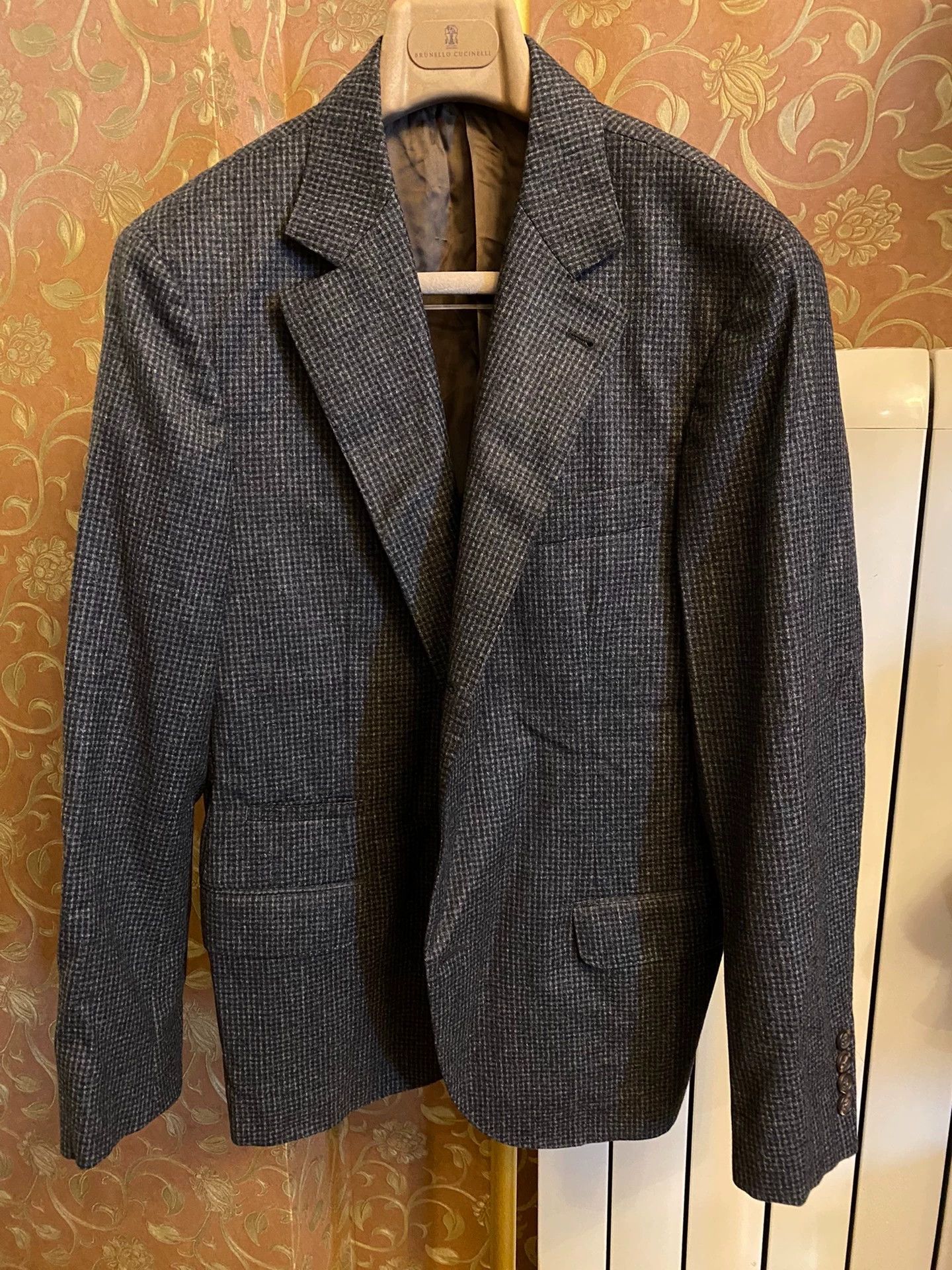 Brunello Cucinelli BRUNELLO CUCINELLI Italian Handmade Wool Blazer Size 50R - 1 Thumbnail