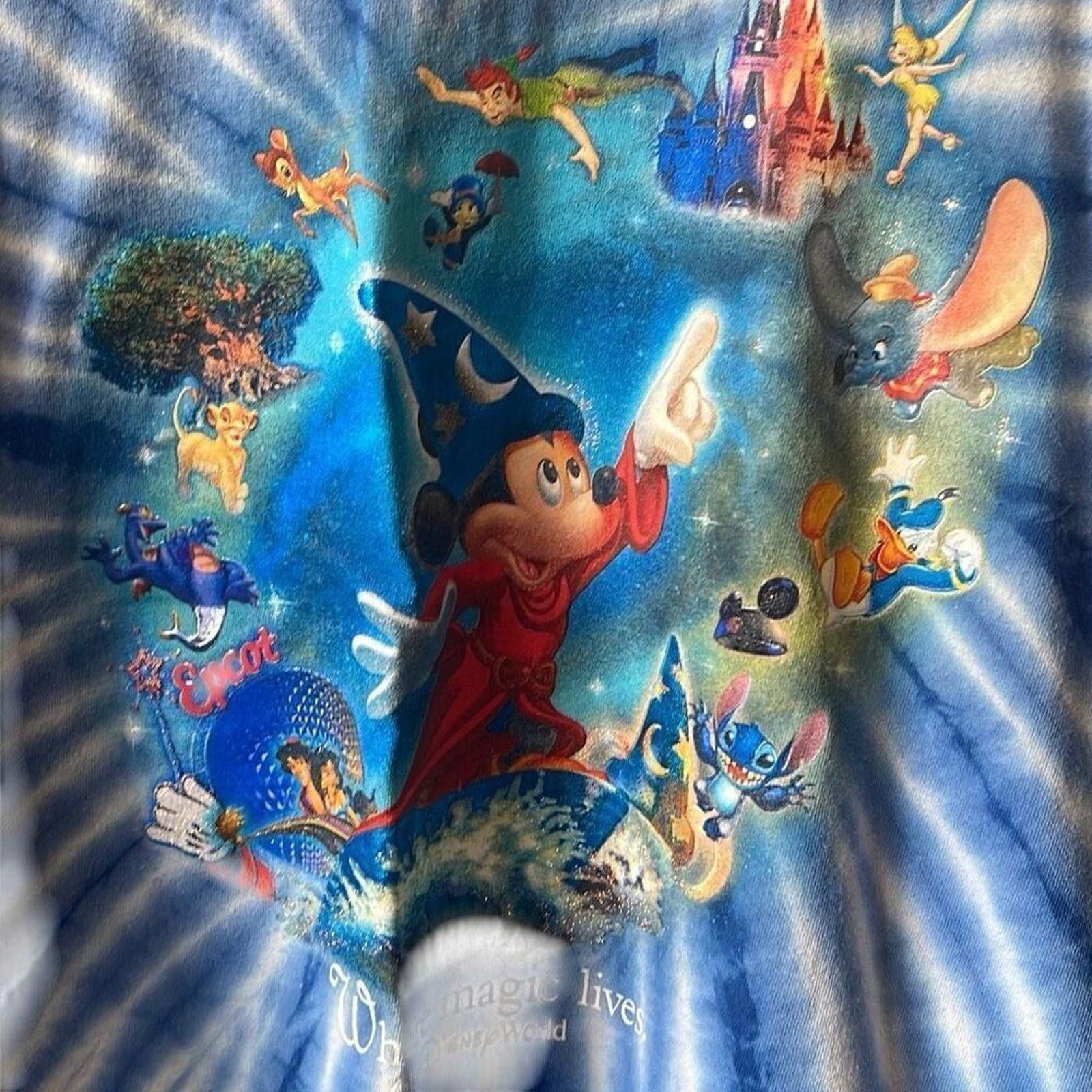 Disney Vintage early 2000 where magic lives Mickey sorcerer Size L / US 10 / IT 46 - 9 Thumbnail
