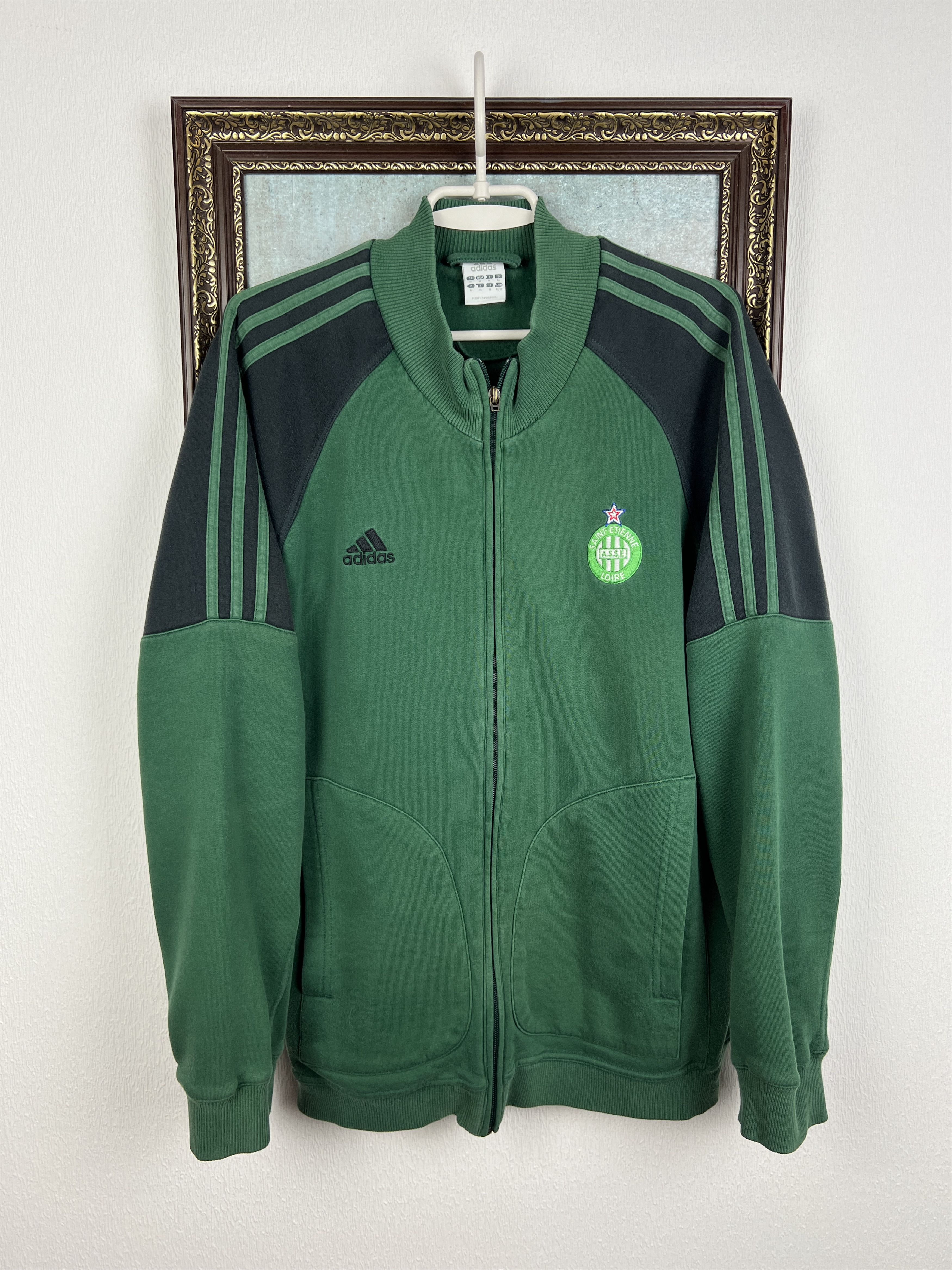 Adidas Vintage St Etienne Football Jacket Soccer Track Top Zip Size US M / EU 48-50 / 2 - 1 Thumbnail