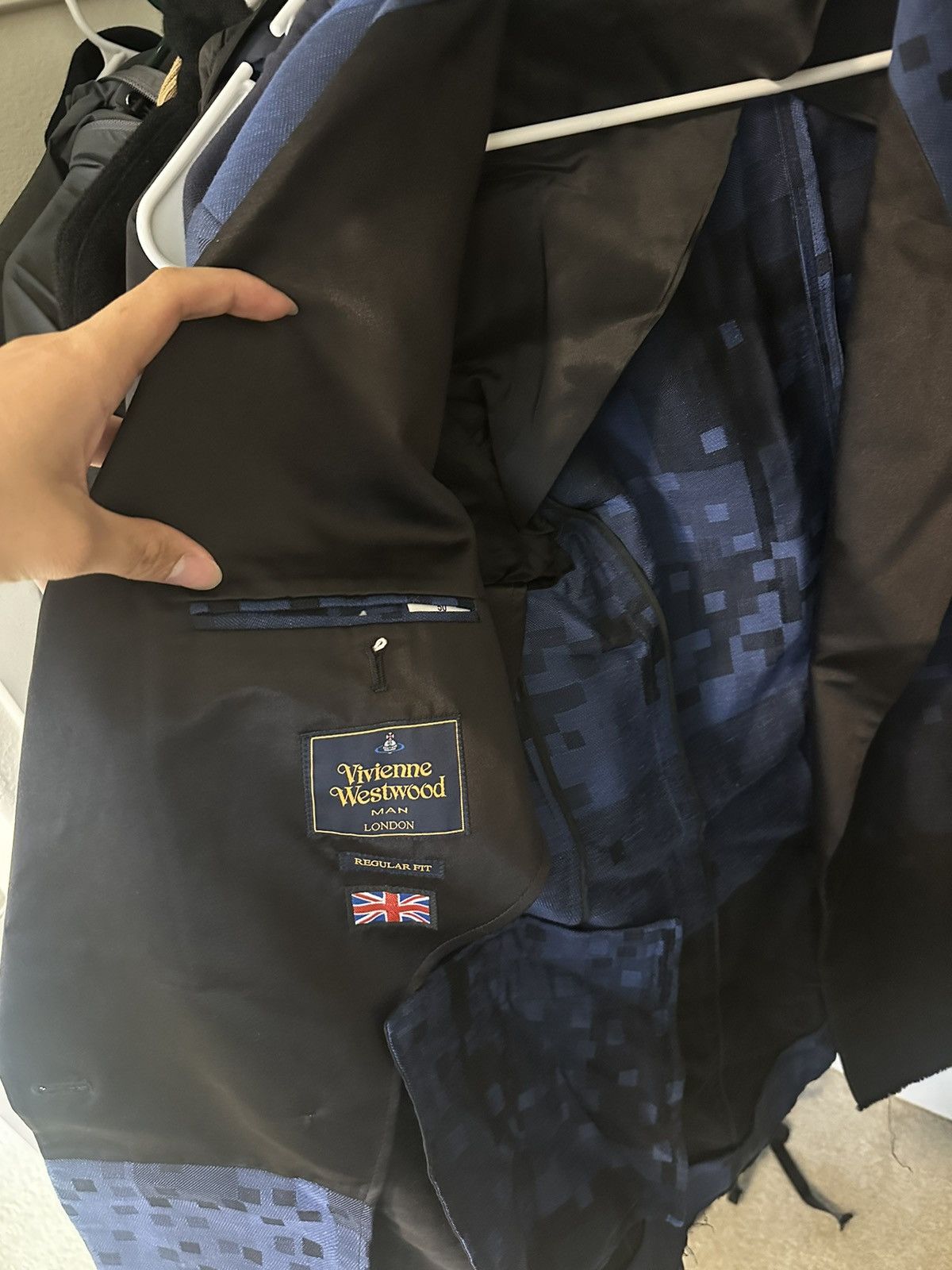 Vivienne Westwood Vivienne Westwood Blue Suit Size 50S - 3 Thumbnail