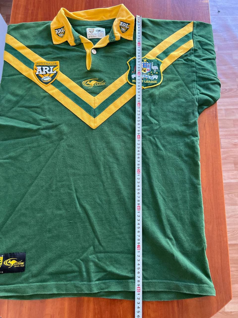 Vintage 2000 RARE AUSTRALIA TEAM RUGBY UNION CLASSIC SHIRT JERSEY Size US XXL / EU 58 / 5 - 17 Thumbnail