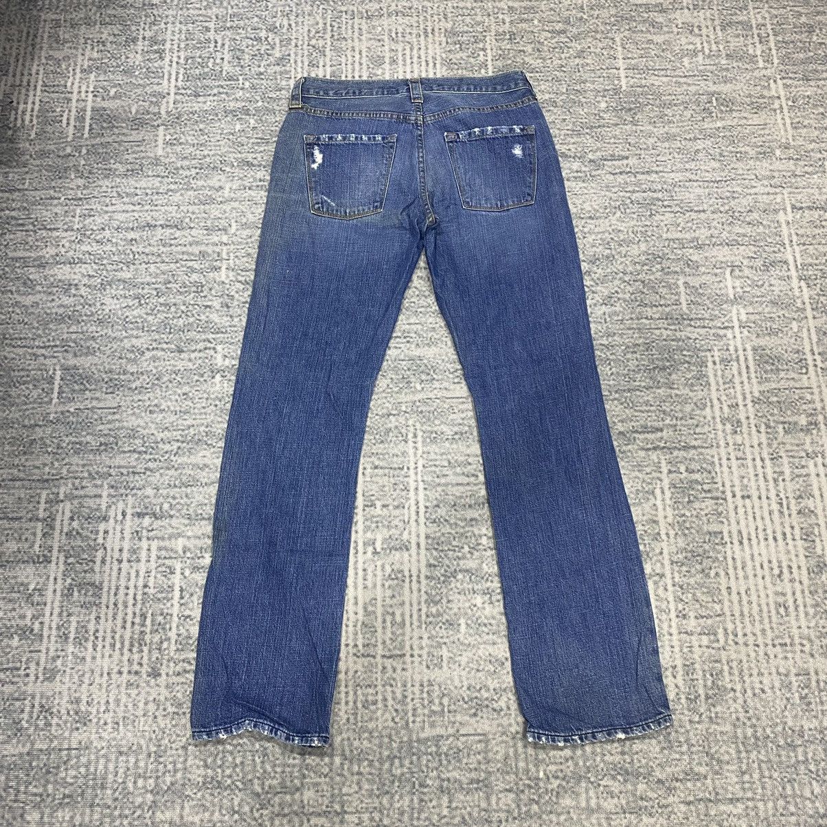 Beauty Beast × Japanese Brand × Vintage Sickk☠️ JCrew Ripped Vintage Washed Jeans 90s Size US 31 - 3 Thumbnail