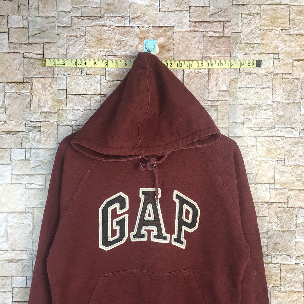 Gap Gap Maroon vintage Hoodie sweatshirt #A27 Size US XS / EU 42 / 0 - 2 Thumbnail