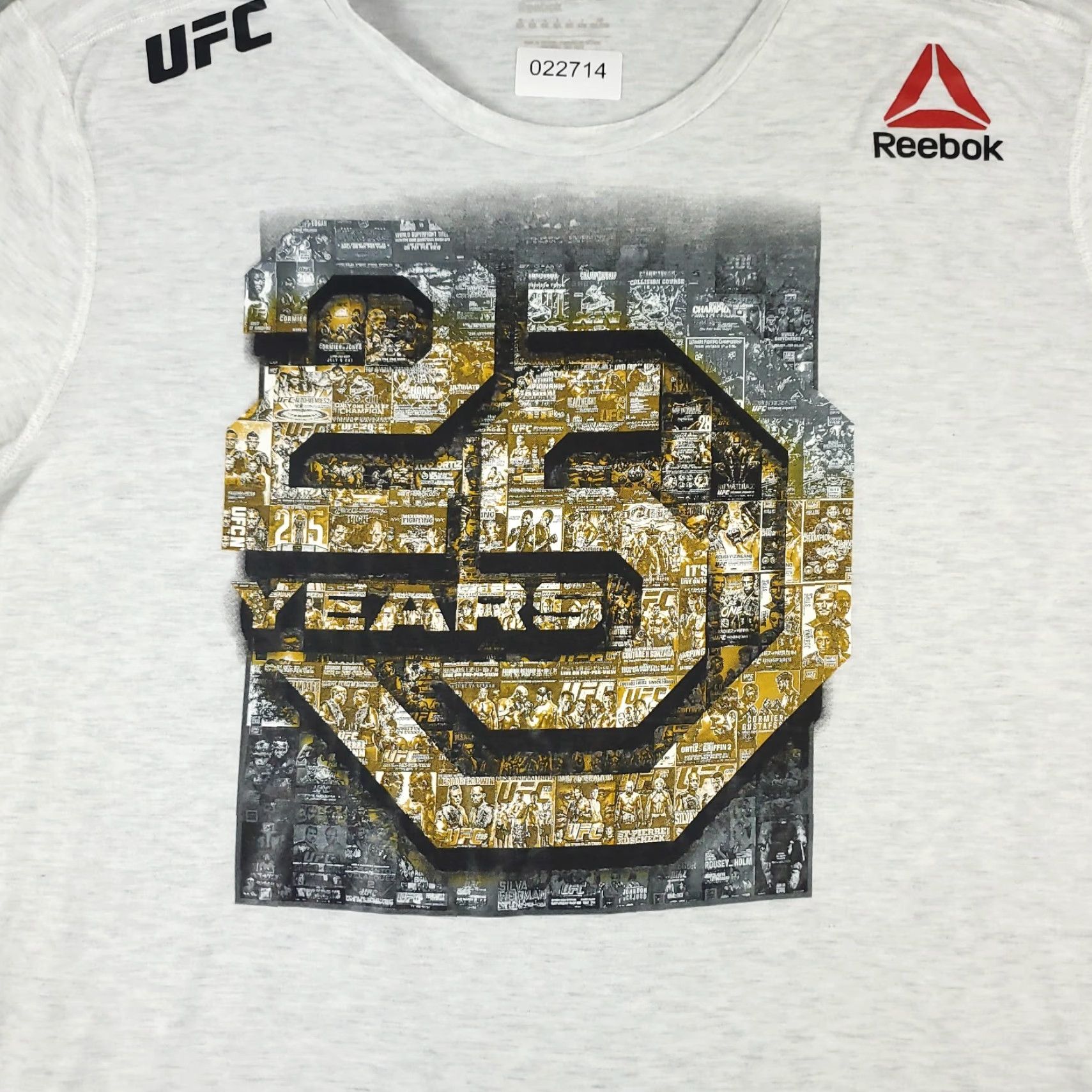 Reebok Reebok T Shirt Mens 2XL Gray Logo Short Sleeve Casual Cotton Blend Crew Neck Adult Size US XXL / EU 58 / 5 - 2 Thumbnail