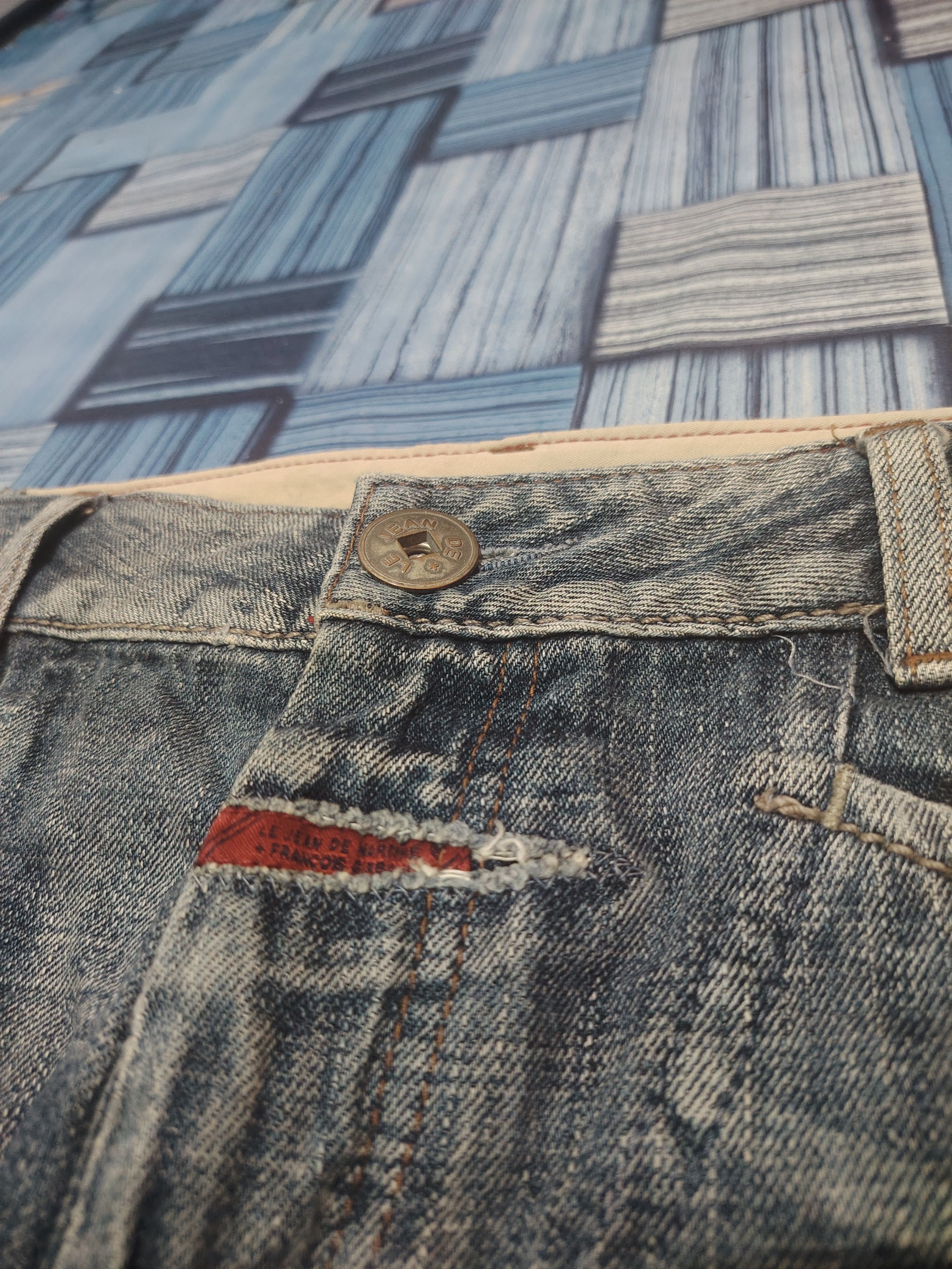 Marithe + Francois Girbaud Japanese Marithe Francois Girbaud Baggy Style Flare Jeans Size US 35 - 6 Thumbnail