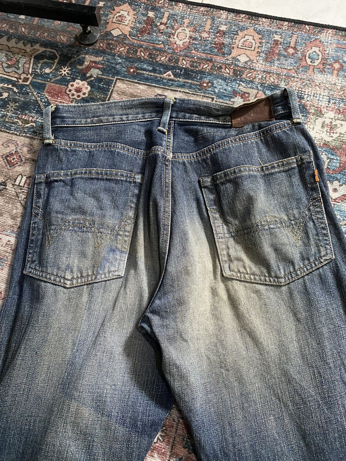 Edwin Vintage Edwin Selvedge Distressed Jeans Size US 30 / EU 46 - 4 Thumbnail