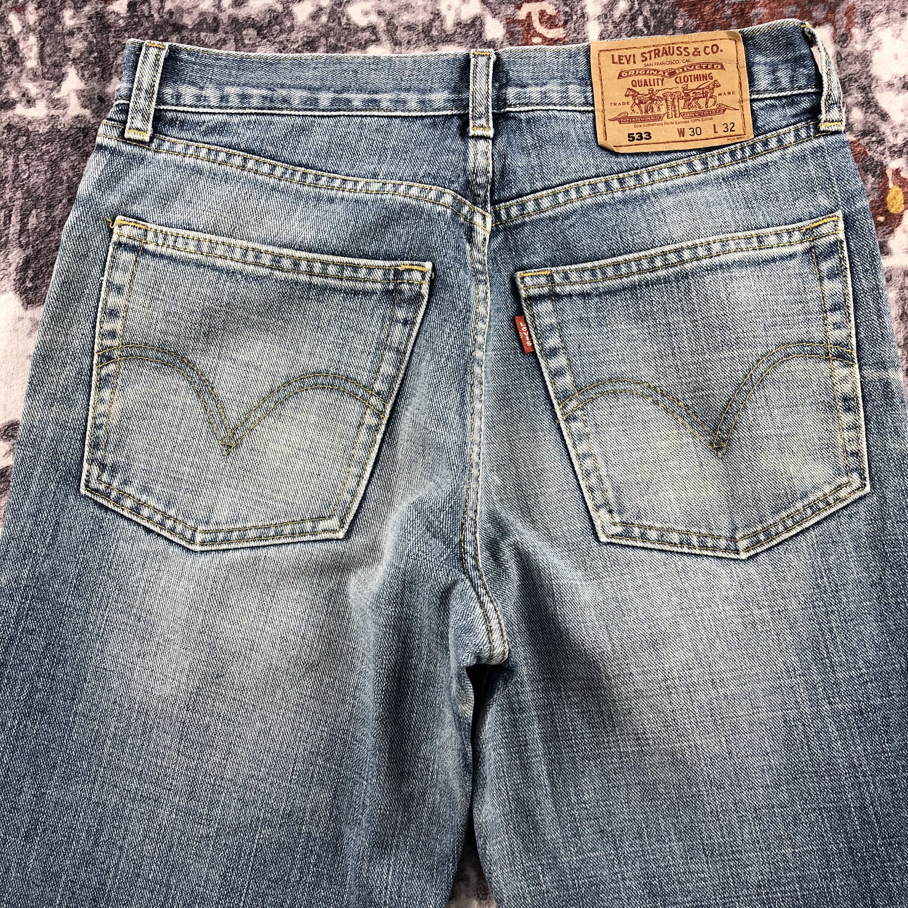 Levi's × Vintage 90s Vintage Blue Wash Levis 533 Jeans-JM2144 Size US 29 - 5 Thumbnail