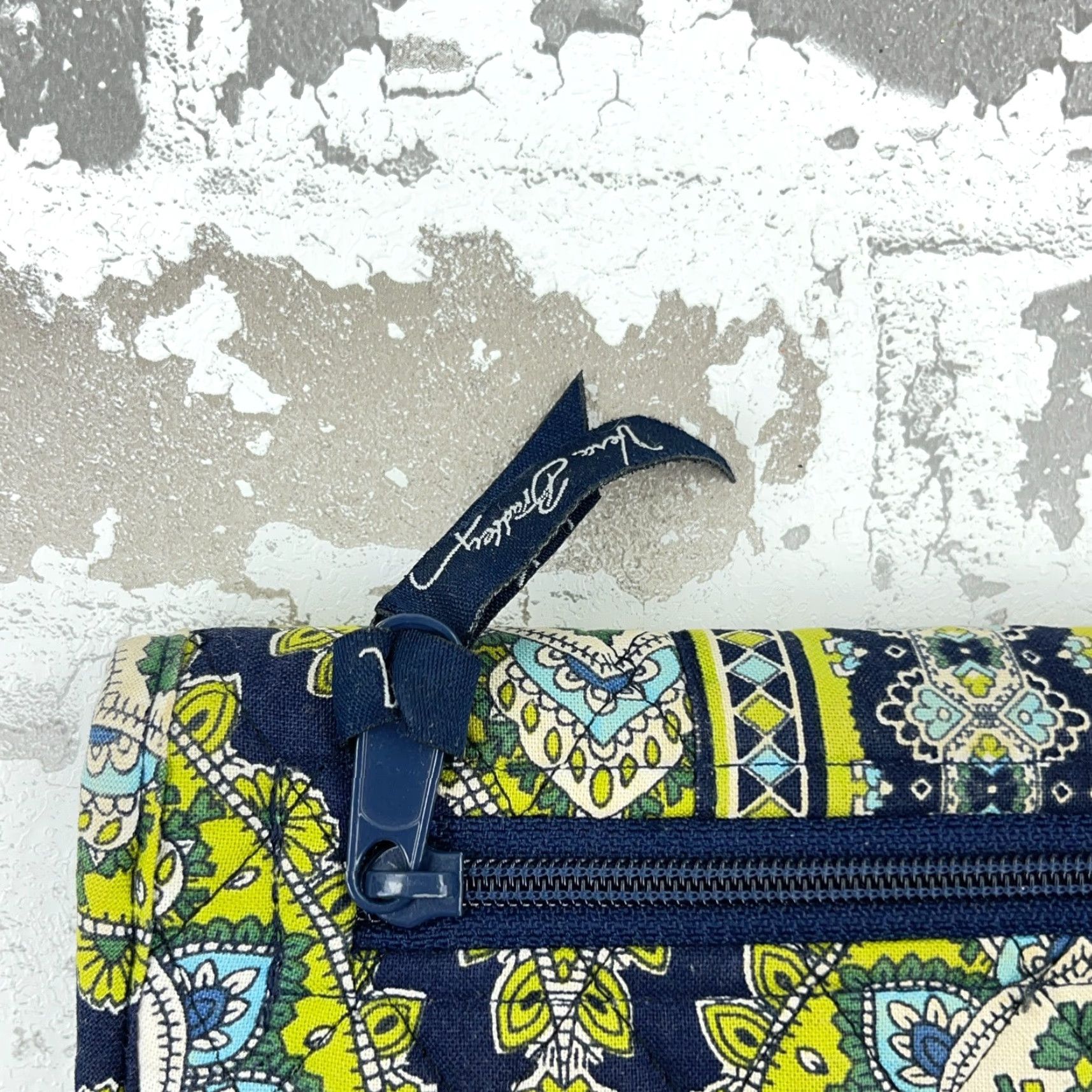 Vera Bradley Vera Bradley Wallet Cambridge Pattern Green Blue Folding Cards Cash Retired Size ONE SIZE - 4 Thumbnail