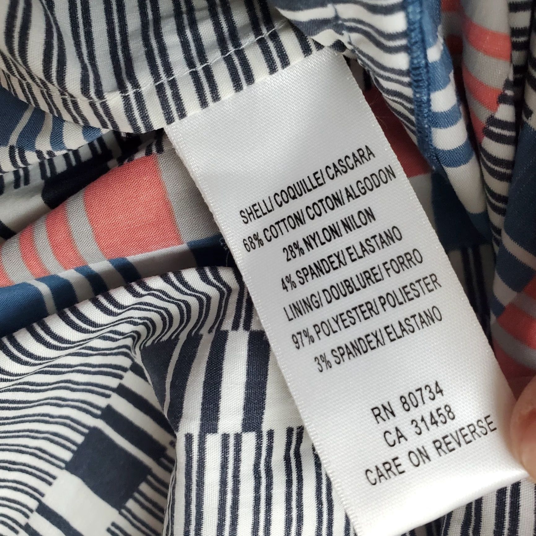 Bcbgmaxazria BCBGMAXAZRIA Tank Top Womens M Multicolor Striped Spaghetti Straps Back Zip Shirt Womens Size M Sleeveless Medium Multicolor Spaghetti Straps Back Zip Size M / US 6-8 / IT 42-44 - 6 Thumbnail