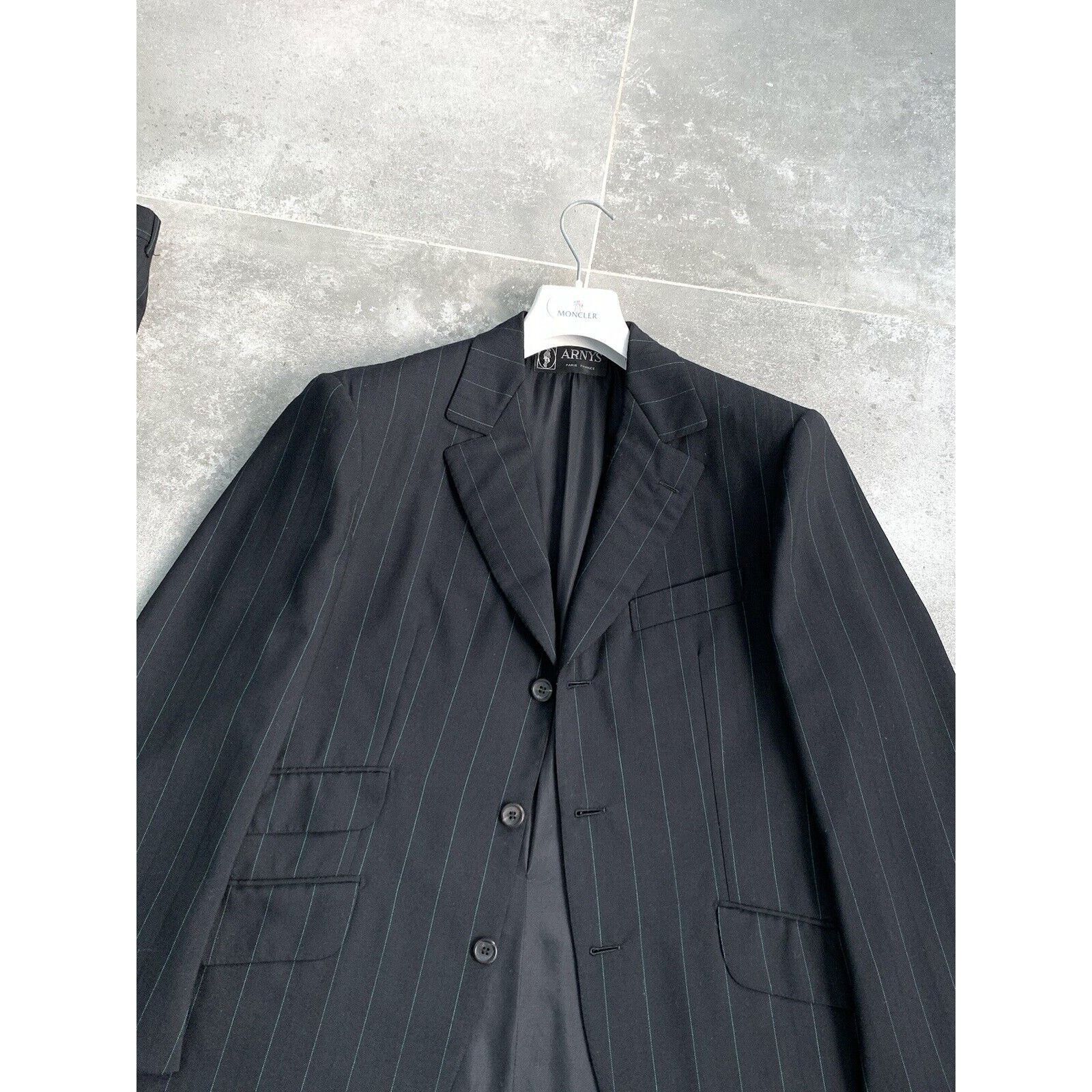 Designer ARNYS PARIS Bespoke Suit Blazer Trousers EU 50 UK 40 Short Size 50S - 5 Thumbnail