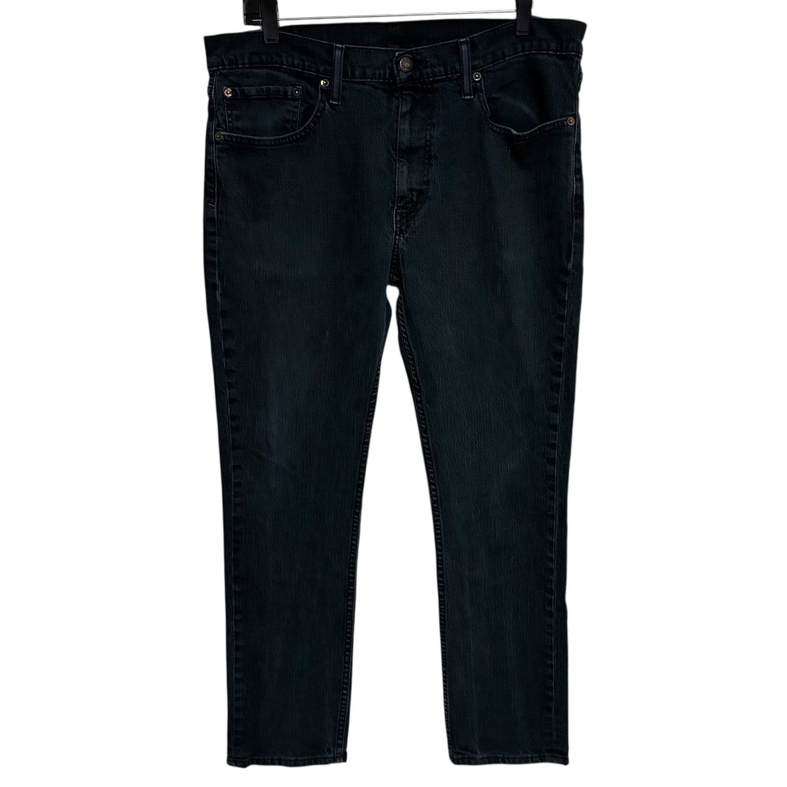Levi's Levi's Black Straight Leg Jeans Mens Size 36 x 30 Size US 36 / EU 52 - 1 Thumbnail