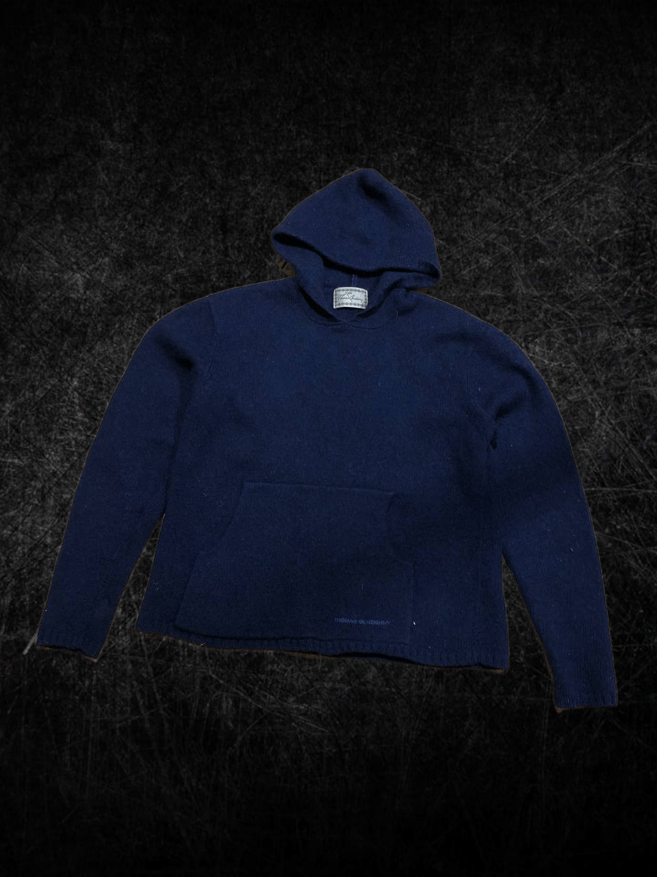 Burberry VINTAGE THOMAS BURBERRY Hoodie Sweater Navy Blue Size M / US 6-8 / IT 42-44 - 1 Thumbnail
