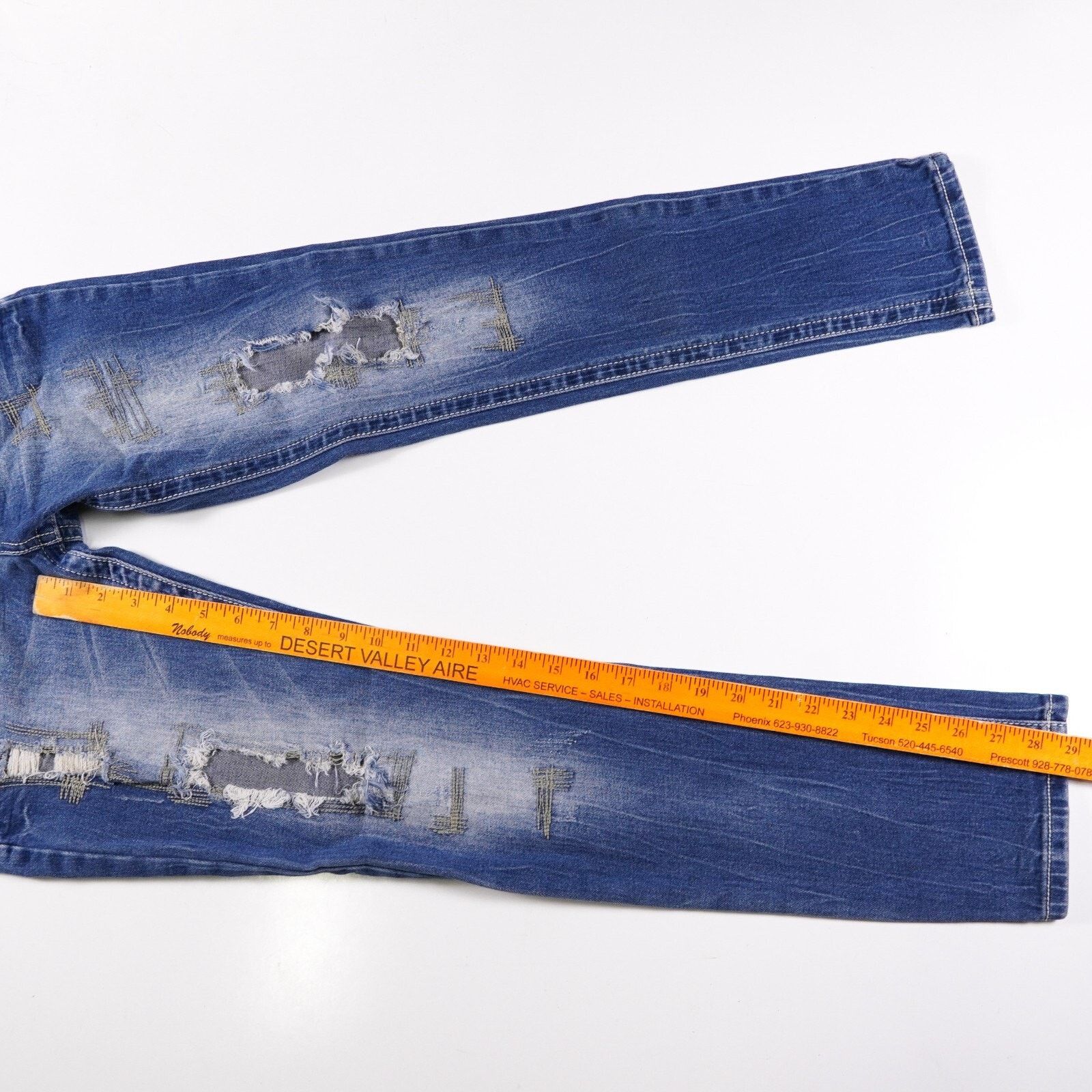 Other Rue 21 Premiere Cotton Denim Slim Skinny Jeans Straight 5/6R Size 29" - 3 Thumbnail