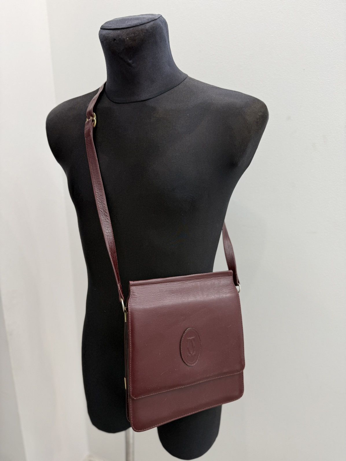 Cartier Vintage Cartier Must de Cartier Leather Shoulder Bag Size ONE SIZE - 2 Thumbnail