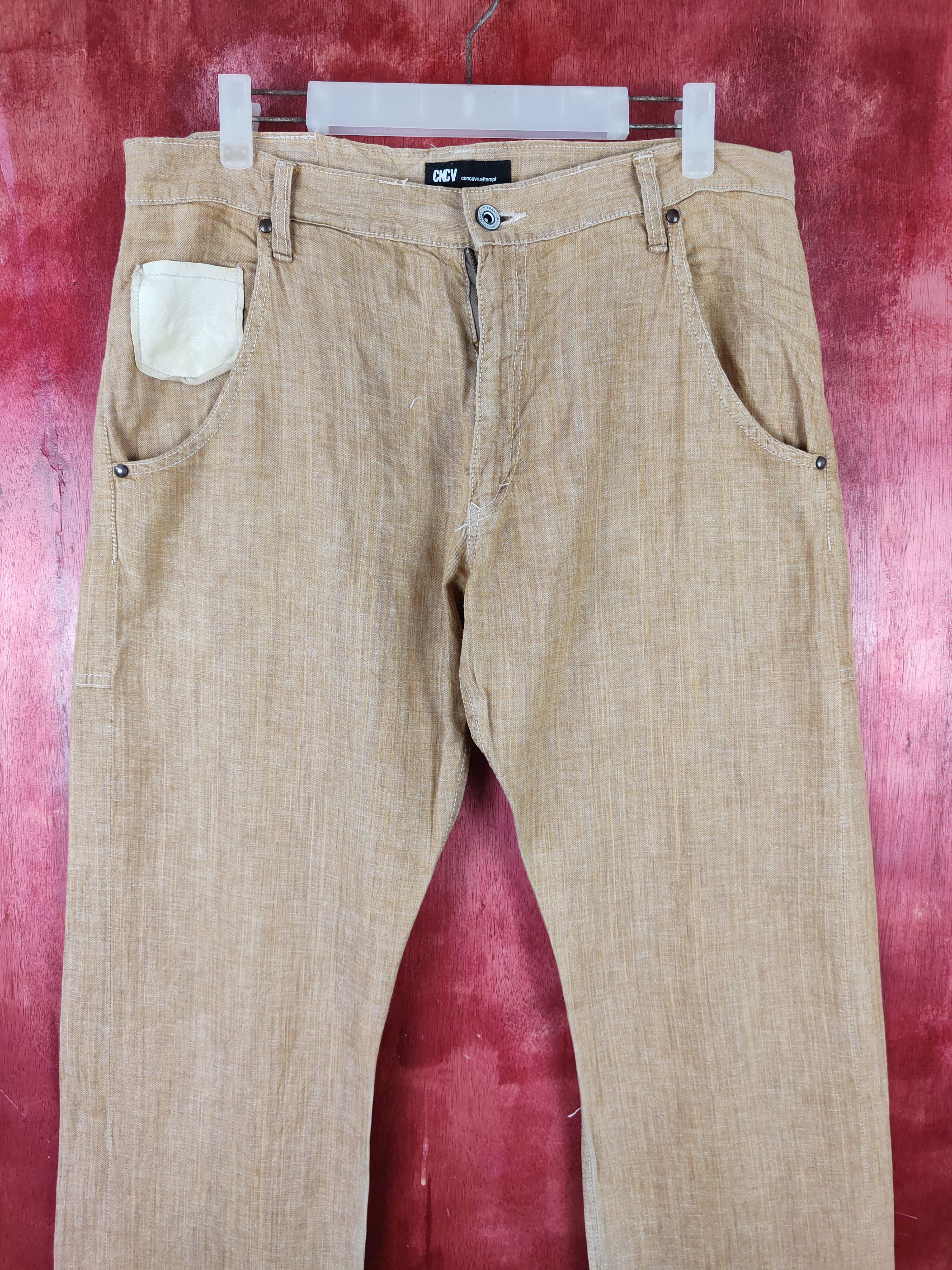 Japanese Brand Concave attempt Brown Multipocket Casual Pants #S1271 Size US 34 / EU 50 - 2 Thumbnail