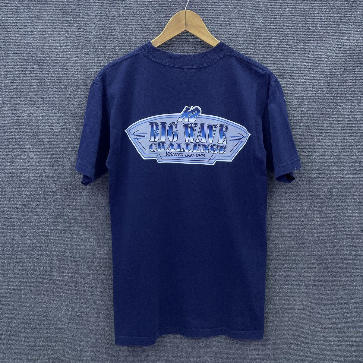 Vintage Vintage 1997 K2 Big Wave Challenge Ski & Snowboard T Shirt Size US M / EU 48-50 / 2 - 1 Thumbnail