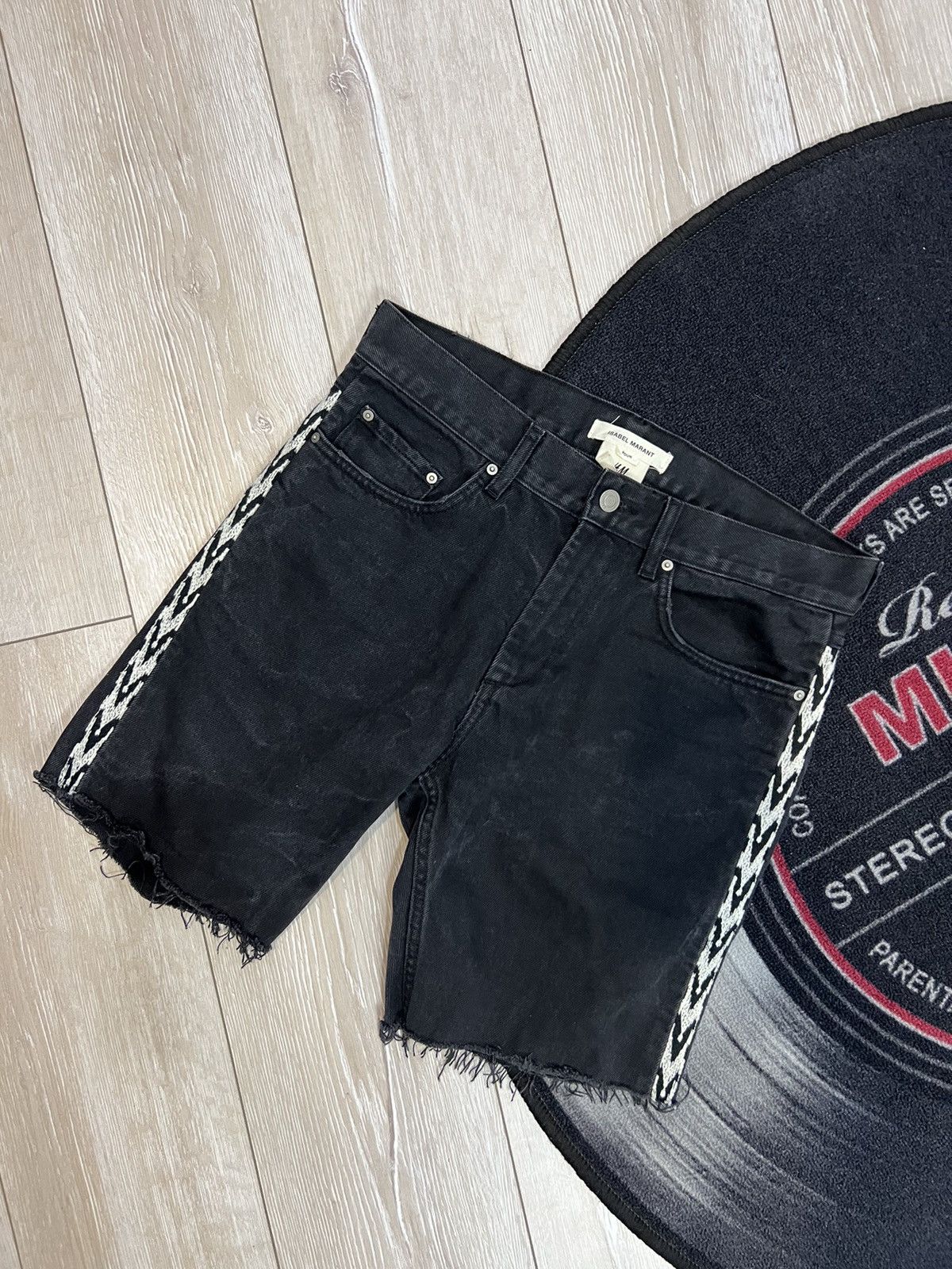 H&M × Isabel Marant Isabel Marant x HM taped jorts shorts Size 31" - 3 Thumbnail