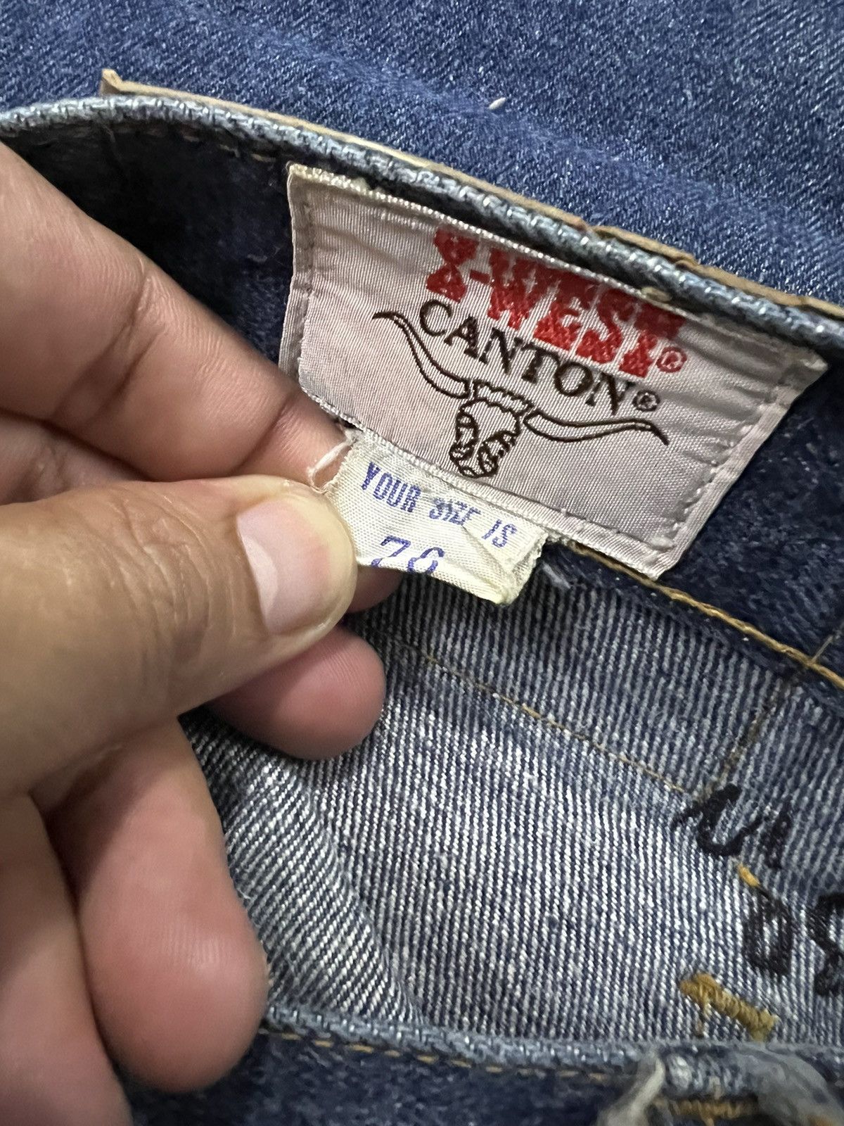 Japanese Brand × Vintage VINTAGE X-WEST CANTON FLARE BOOTCUT Size US 29 - 16 Thumbnail