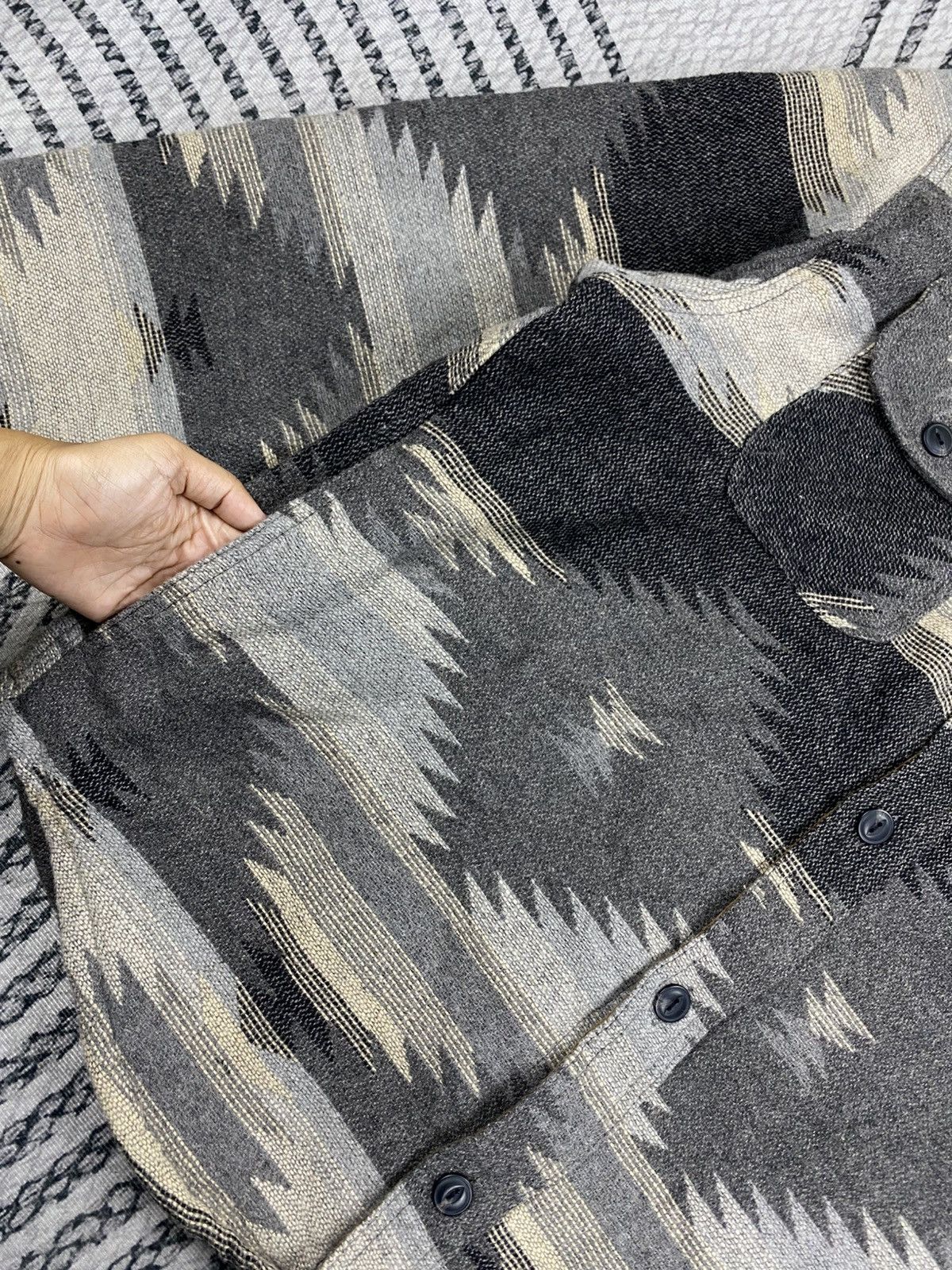 JACHS NY Vintage Jachs NY Navajo Buttoned Wool Jacket Size US L / EU 52-54 / 3 - 9 Thumbnail