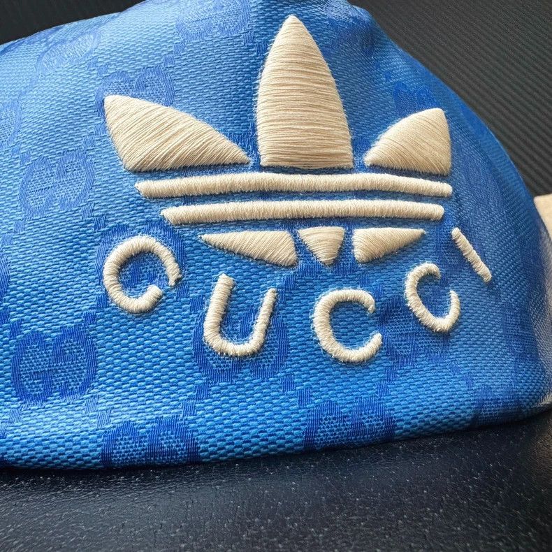 Gucci Gucci SizeXL Full-print old flower sewing hat Size ONE SIZE - 4 Thumbnail