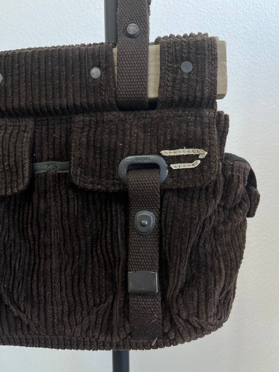Diesel × Vintage Vintage Diesel y2k Velvet Logo Bag Size ONE SIZE - 5 Thumbnail