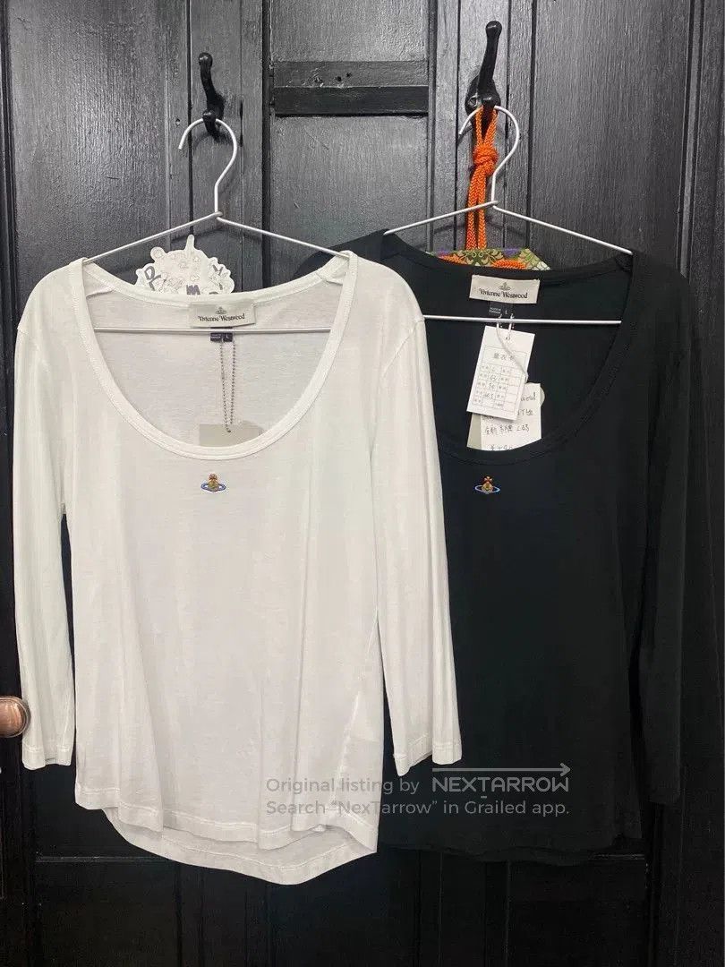 Vivienne Westwood vivienne westwood planet embroidery long sleeve tee. Size L / US 10 / IT 46 - 1 Thumbnail