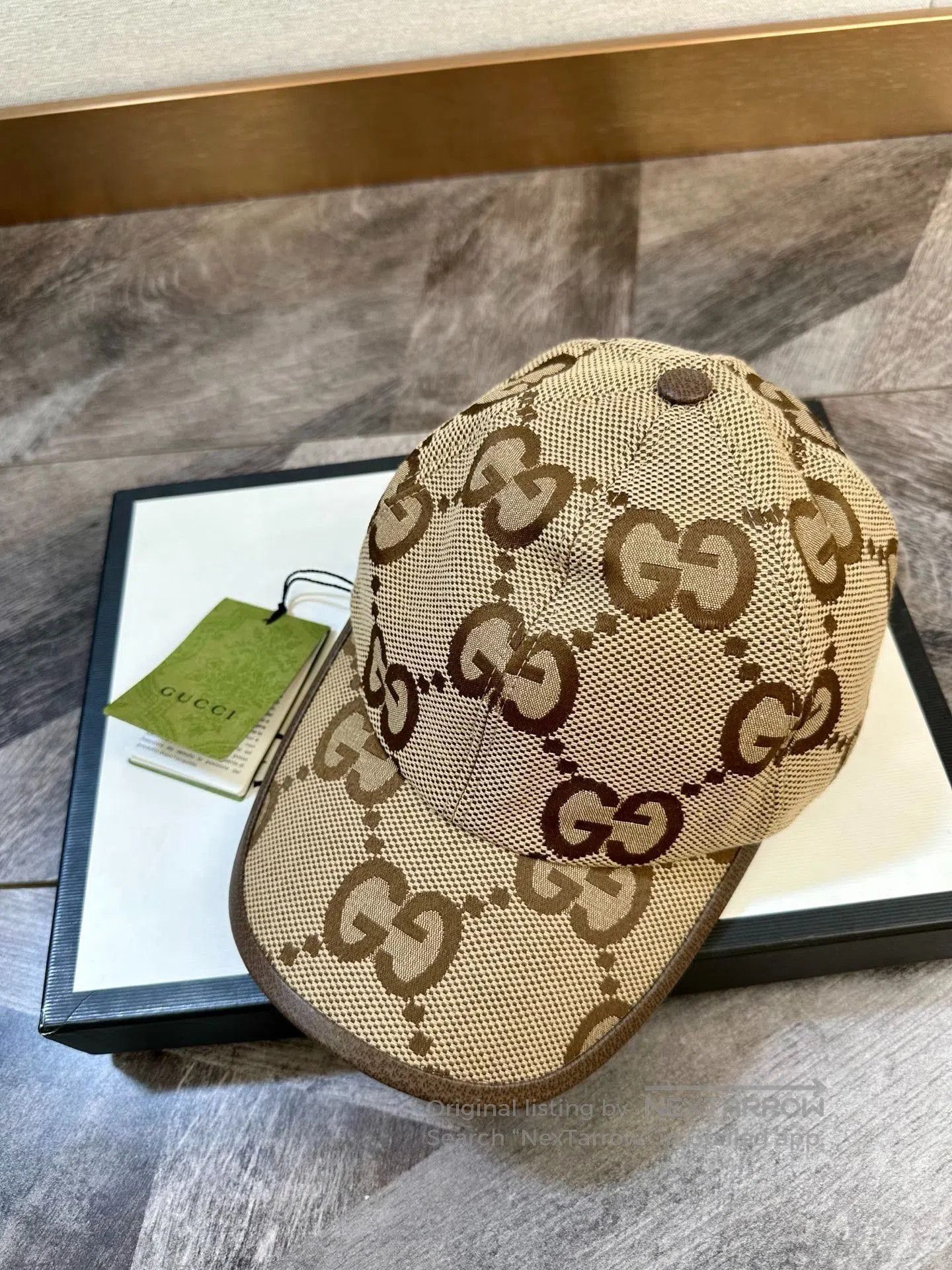 Gucci Gucci Monogram Big Logo Baseball Cap. Size ONE SIZE - 1 Thumbnail