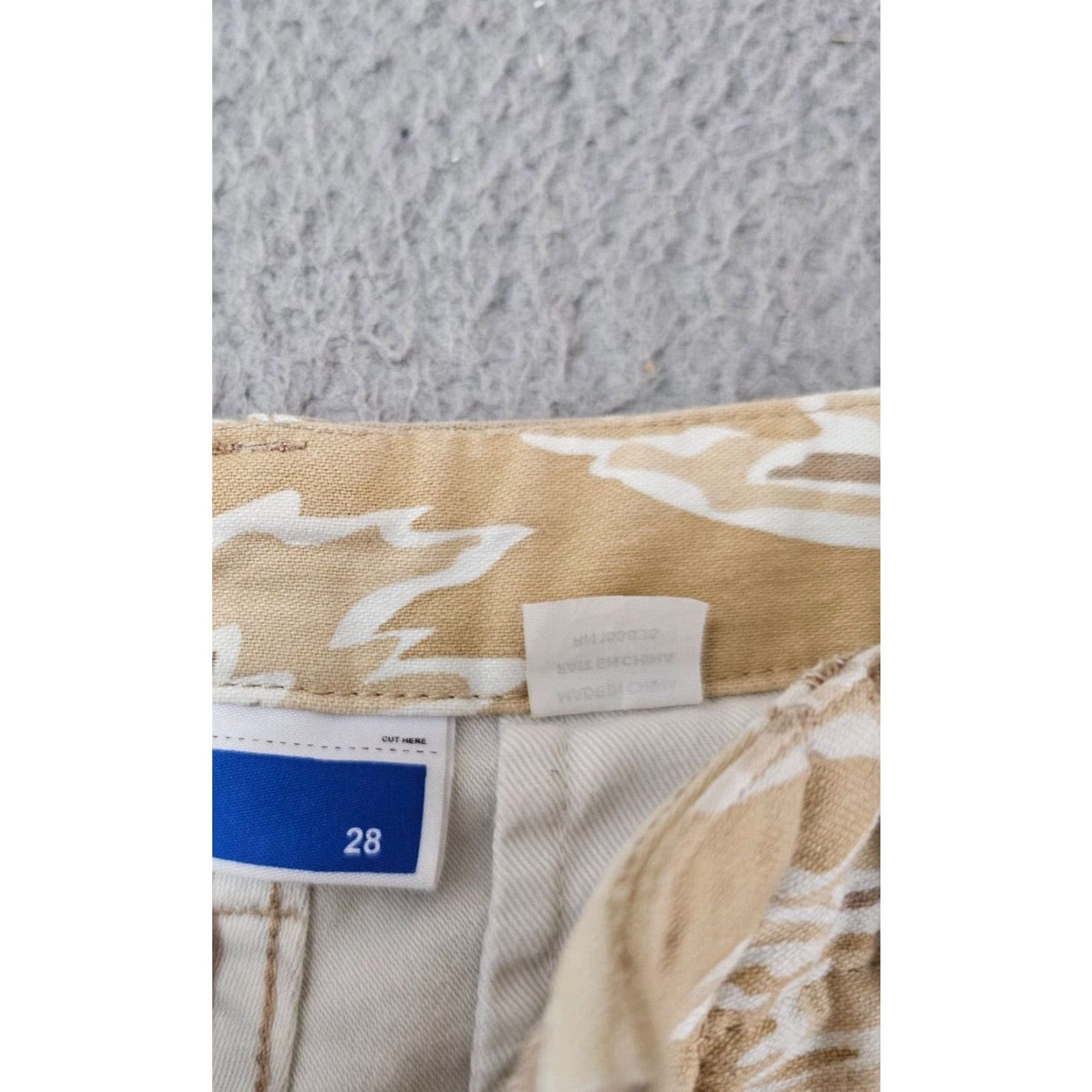 Undefeated UNDFTD Undefeated Mens Size 28 Cargo Shorts Camouflage Light Khaki Brown Cotton Vintage Embroidered Logo Cargo Pocket Casual Size US 28 / EU 44 - 4 Thumbnail