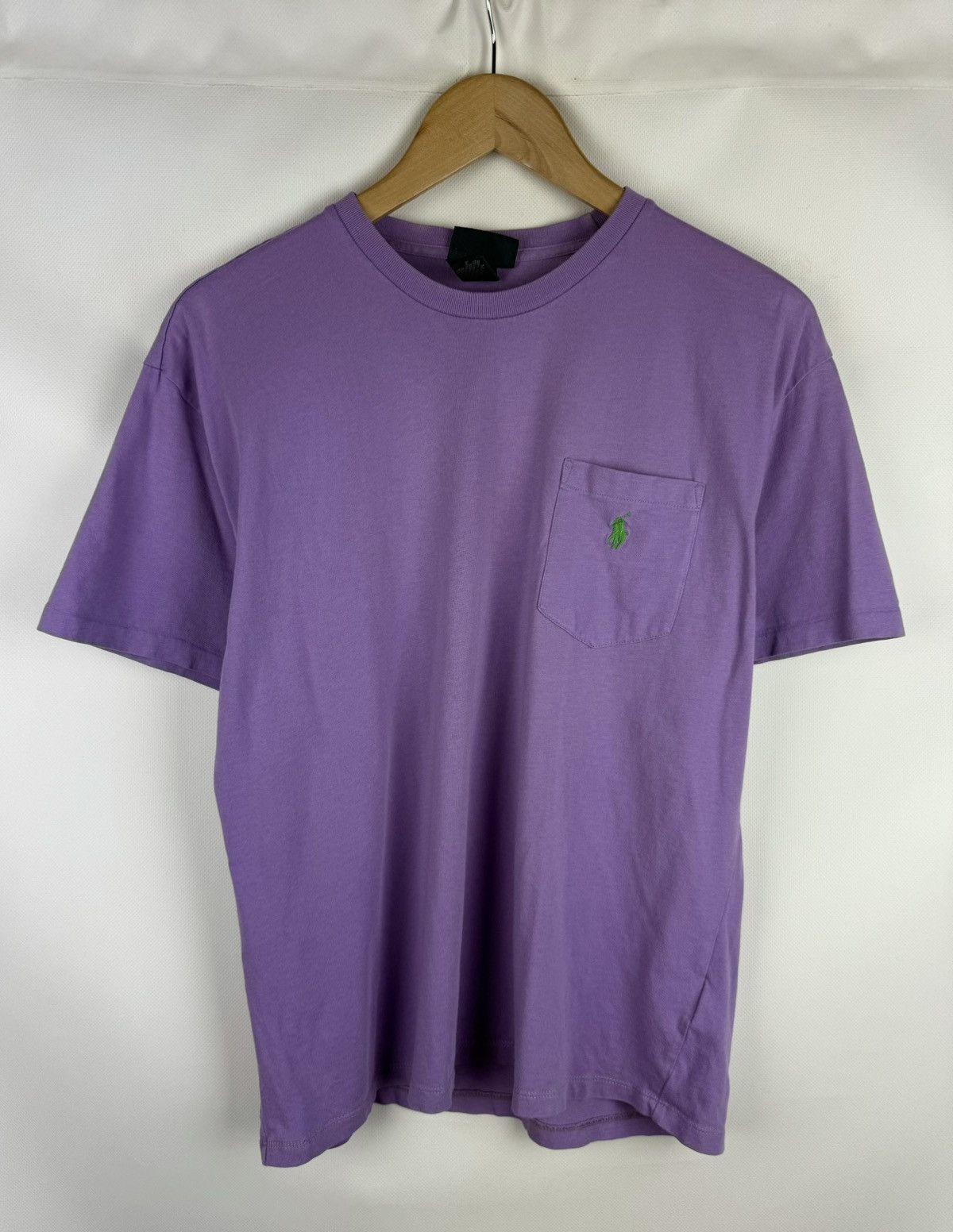 Polo Ralph Lauren × Vintage Polo By Ralph Lauren Vintage Men’s Chest Logo Pocket T Shirt Size US M / EU 48-50 / 2 - 1 Thumbnail