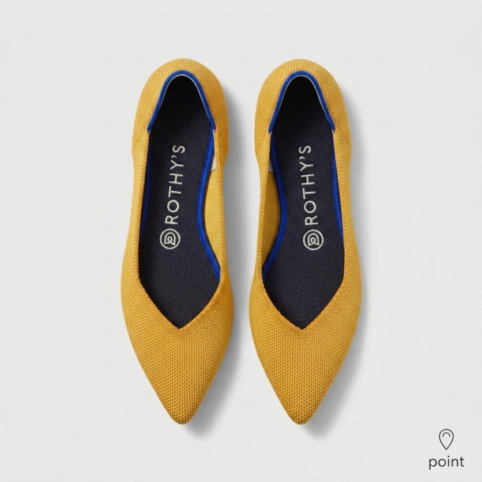 Rothy's Rothy's Mustard Yellow Pointed Toe Flats Size 7 Size US 7 / IT 37 - 1 Thumbnail