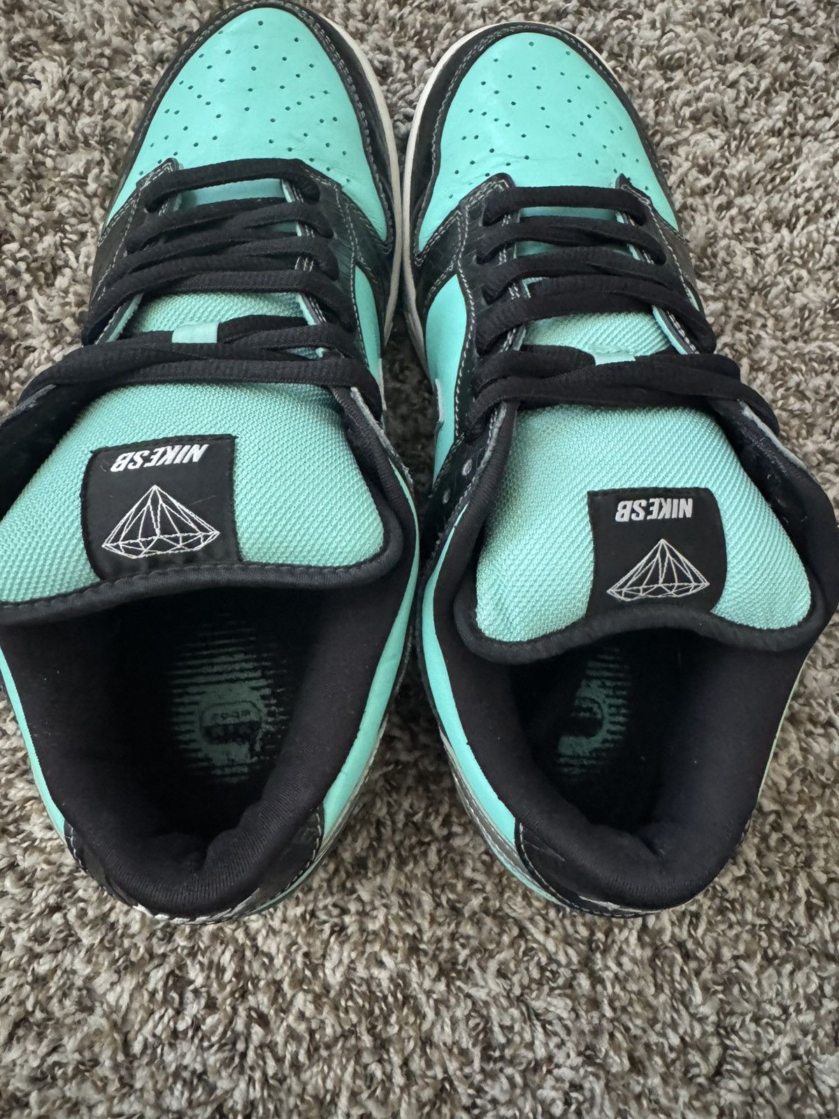 Nike SB Nike SB Dunk Low Pro x Diamond Supply Co. Tiffany Size 12 Size US 12 / EU 45 - 16 Thumbnail