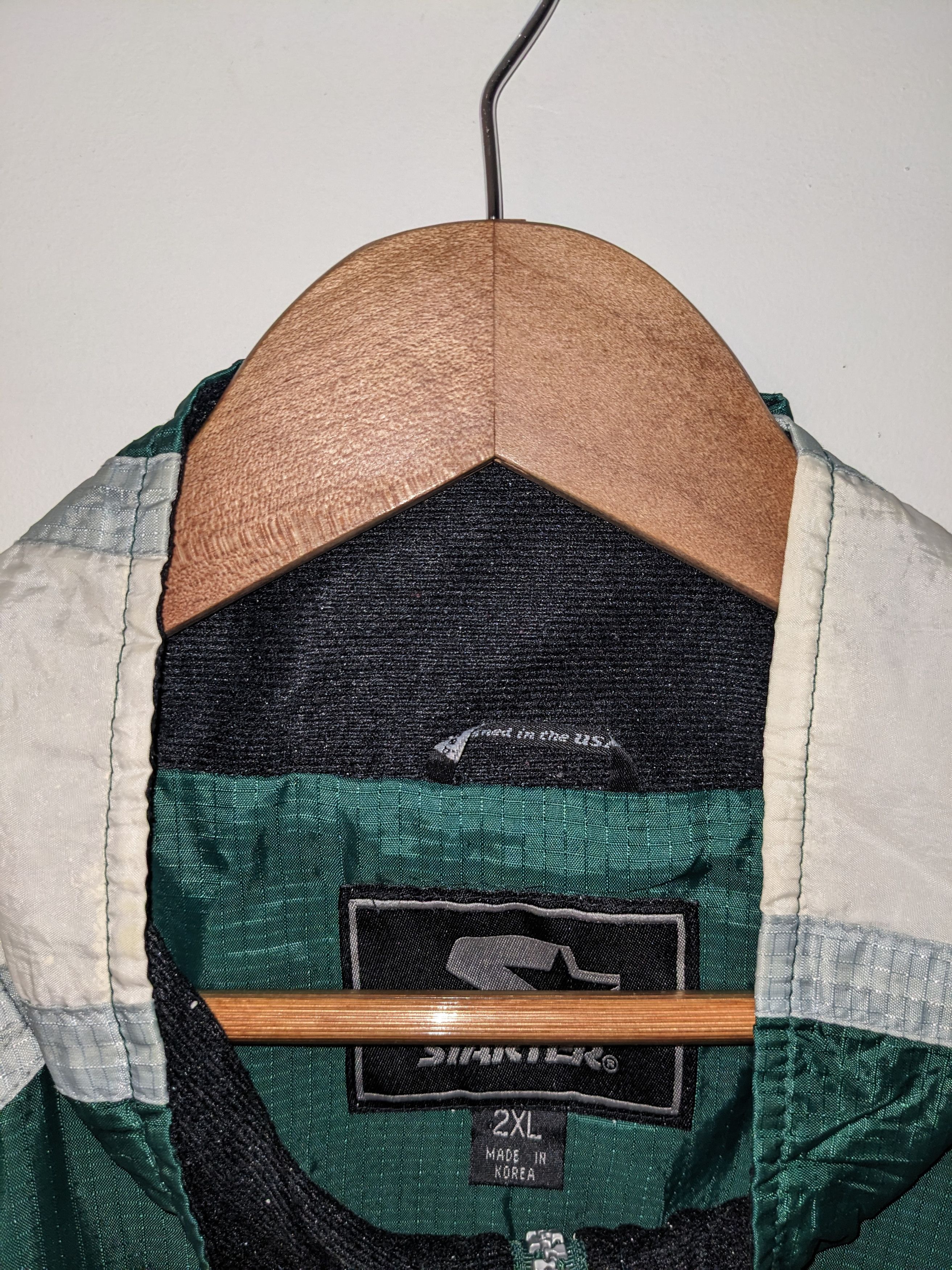 NFL × Starter × Vintage Vintage 90s New York Jets NFL Football Starter Windbreaker Size US XXL / EU 58 / 5 - 4 Thumbnail