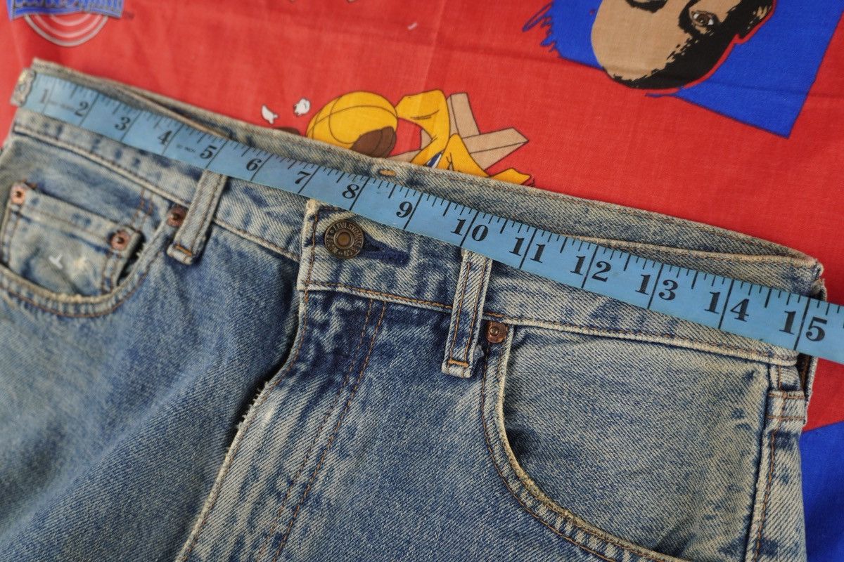 Levi's Vtg levis 551z 90s Big E Japan Made Selvedge Distressed Size US 30 / EU 46 - 19 Thumbnail