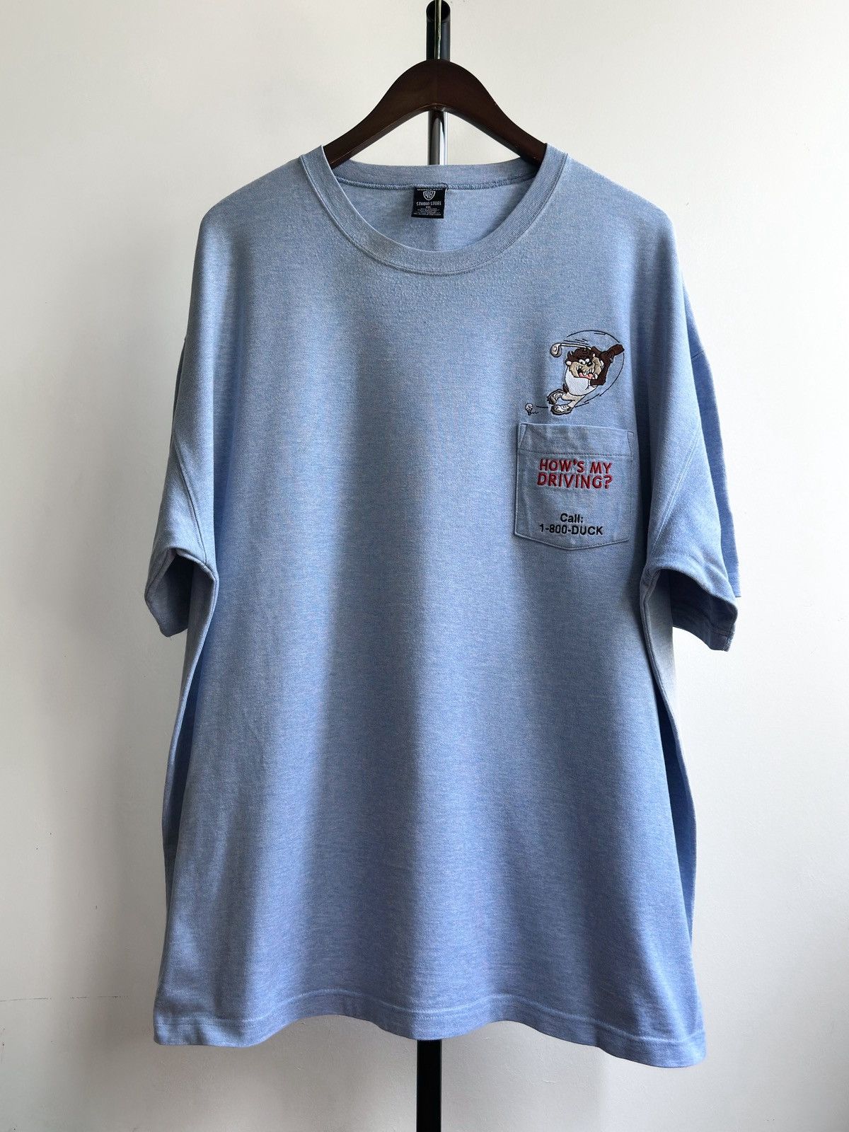 Warner Bros Vintage 1998 Taz Looney Tunes Warner Bros Promo Tee Size US XXL / EU 58 / 5 - 1 Thumbnail