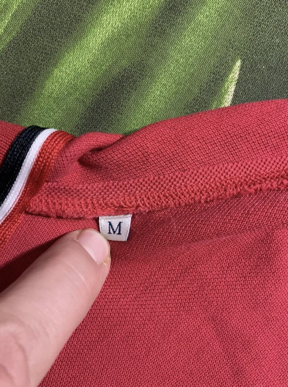 Moncler Moncler polo size M red Size US M / EU 48-50 / 2 - 6 Thumbnail