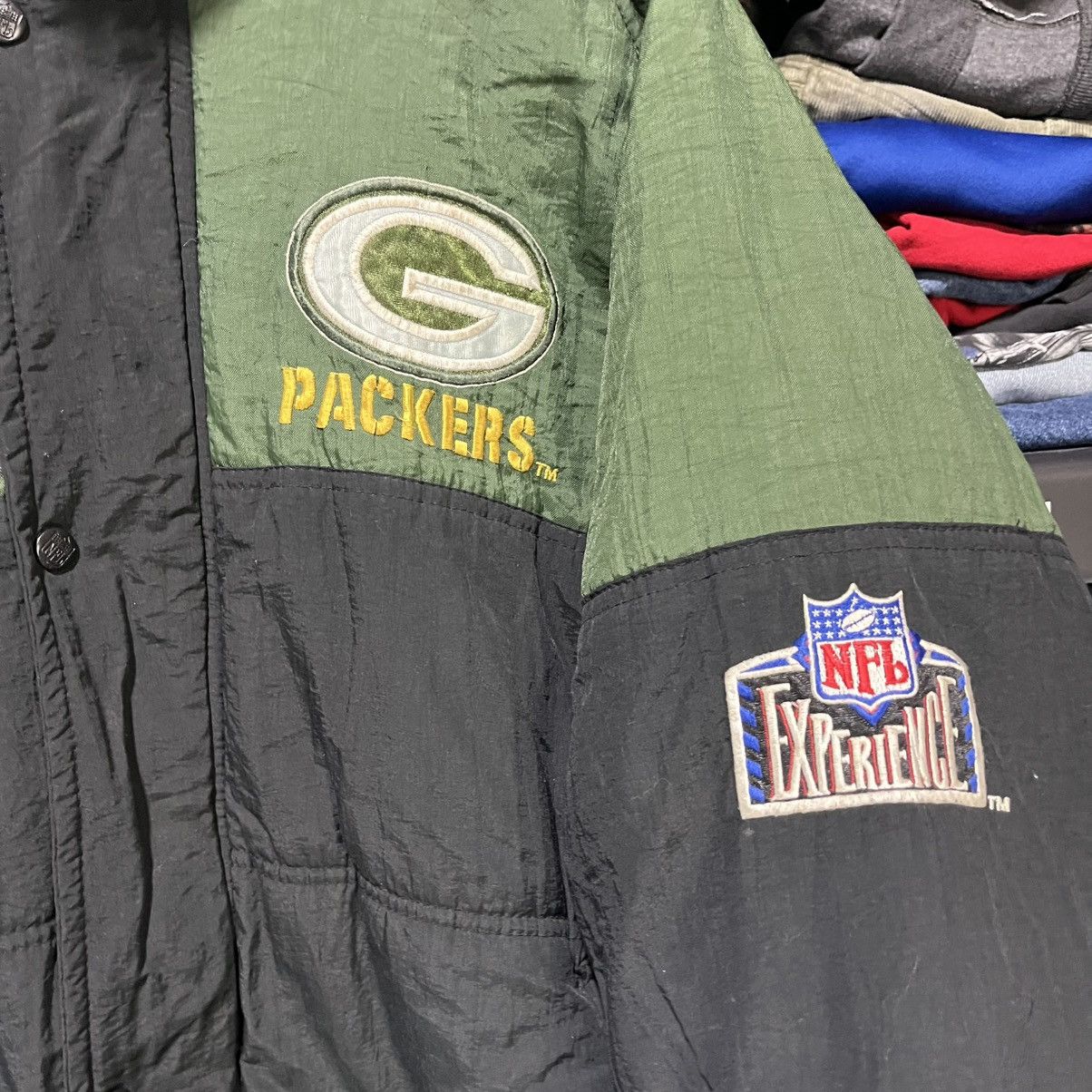 Pro Player Vintage 90s Green Bay Packers Pro Player Puffer Jacket XL Size US XL / EU 56 / 4 - 4 Thumbnail